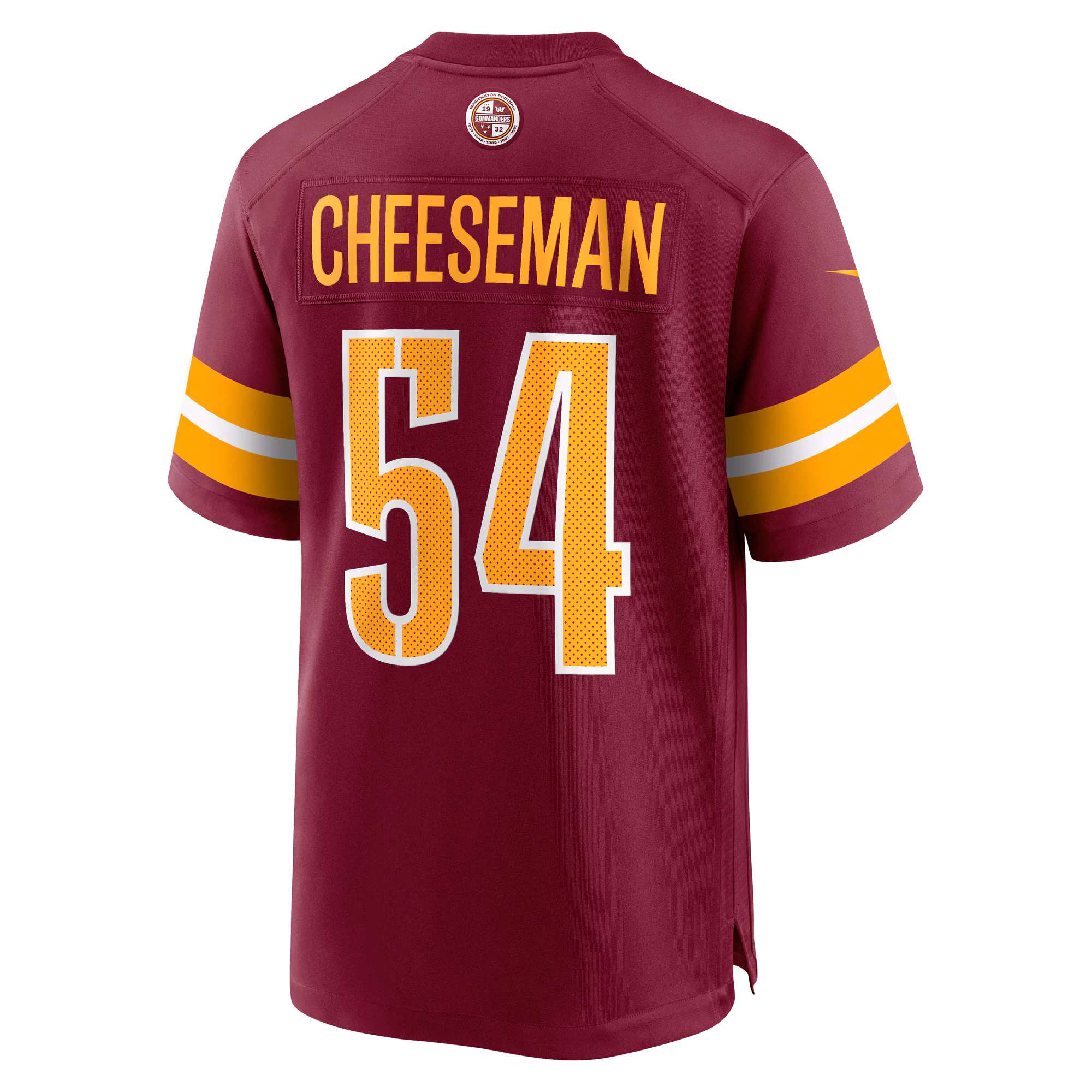 Camaron Cheeseman Washington Commanders  Game Jersey -  Burgundy