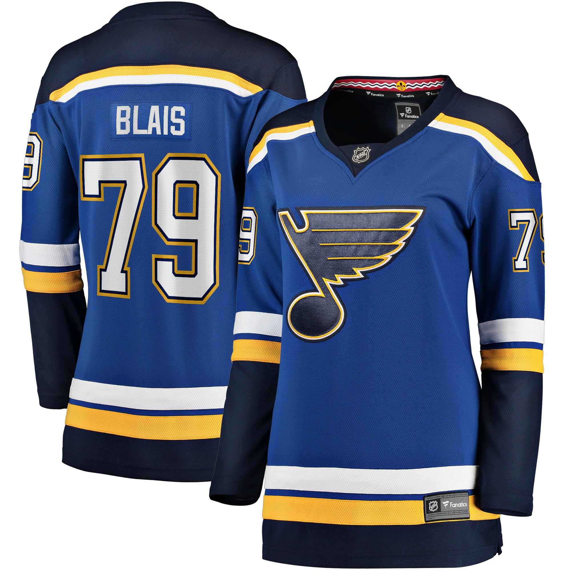 Sammy Blais St.Louis Blues Women's Home Breakaway Jersey - Blue