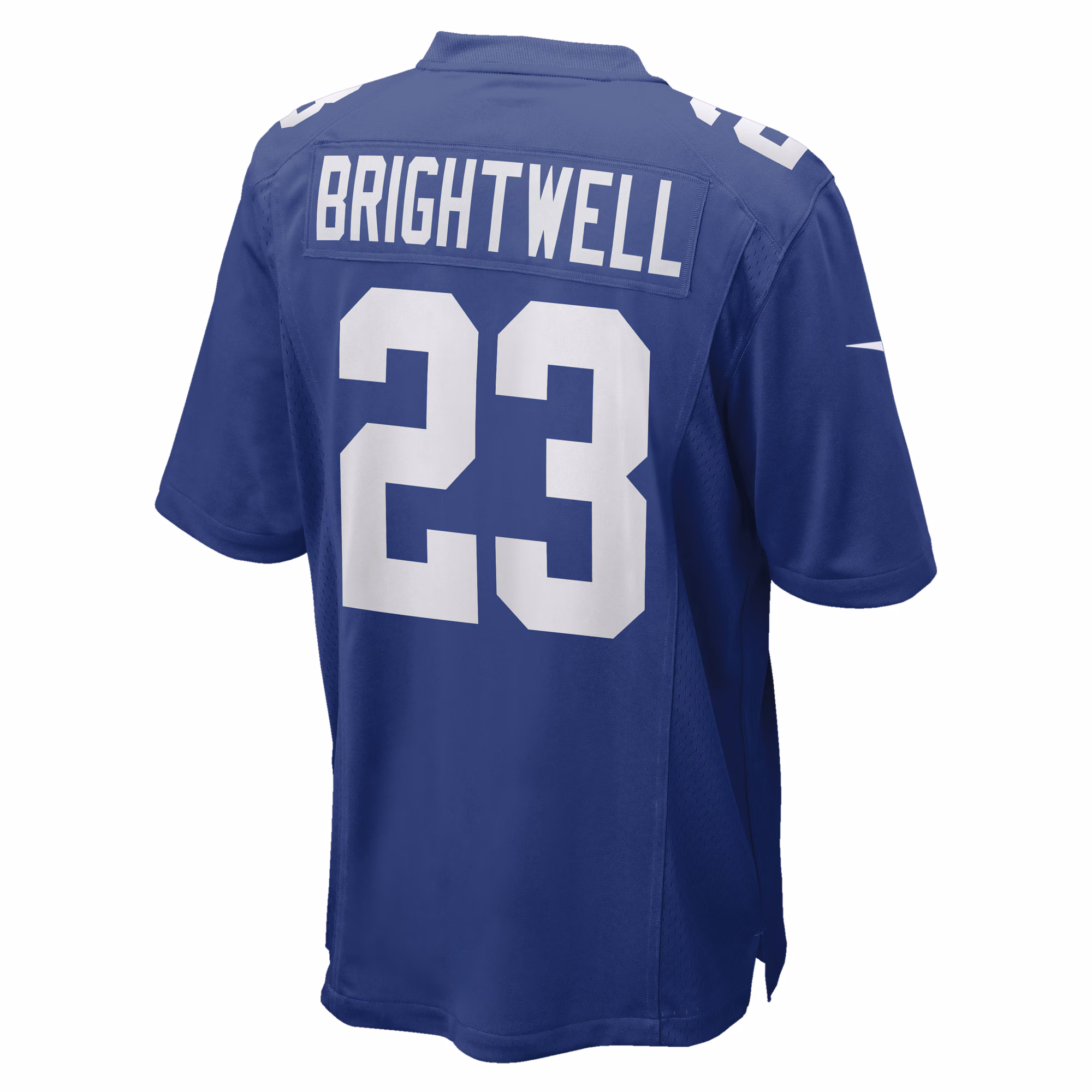 Gary Brightwell New York Giants Team Game Player Jersey - Royal