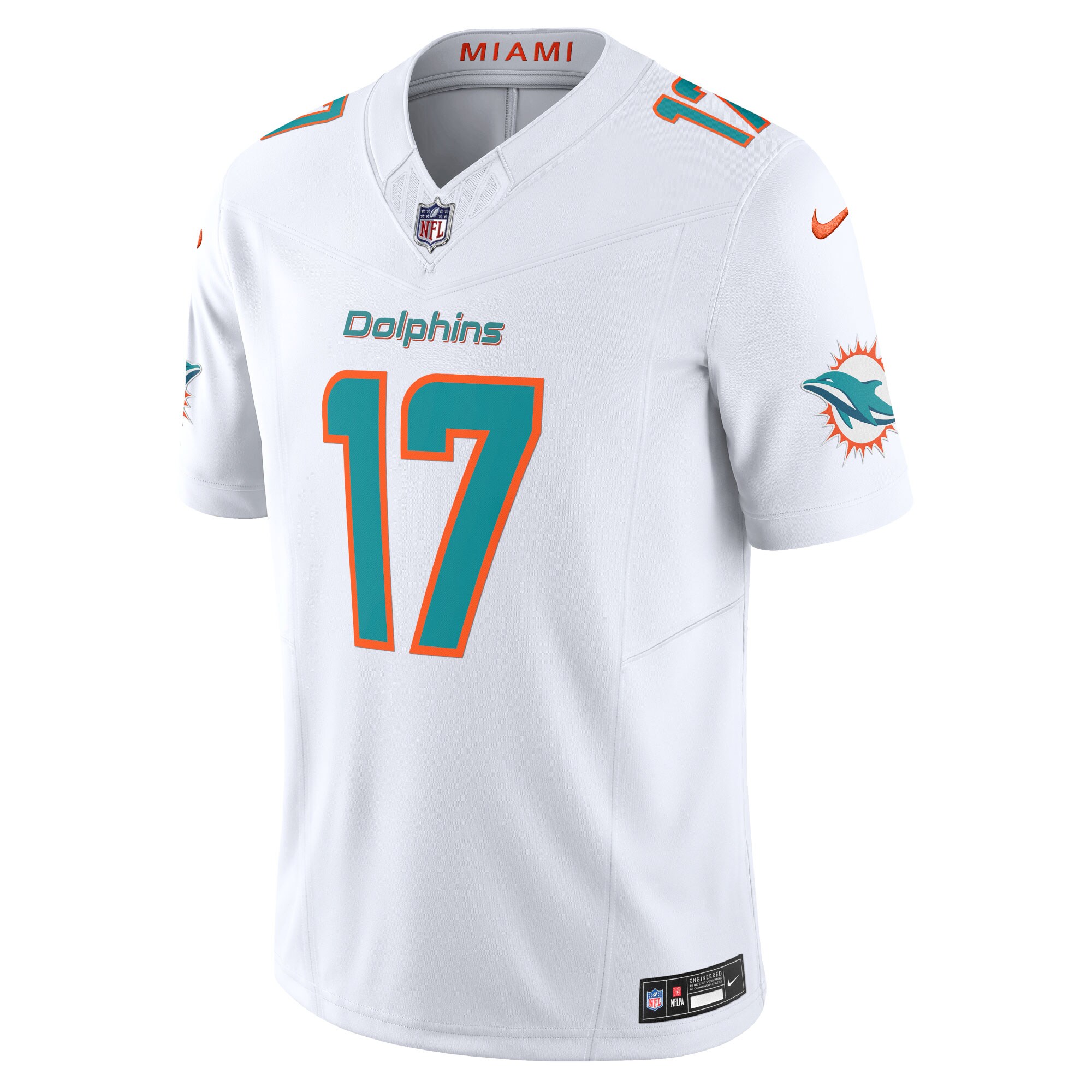 Jaylen Waddle Miami Dolphins  Vapor F.U.S.E. Limited Jersey - White