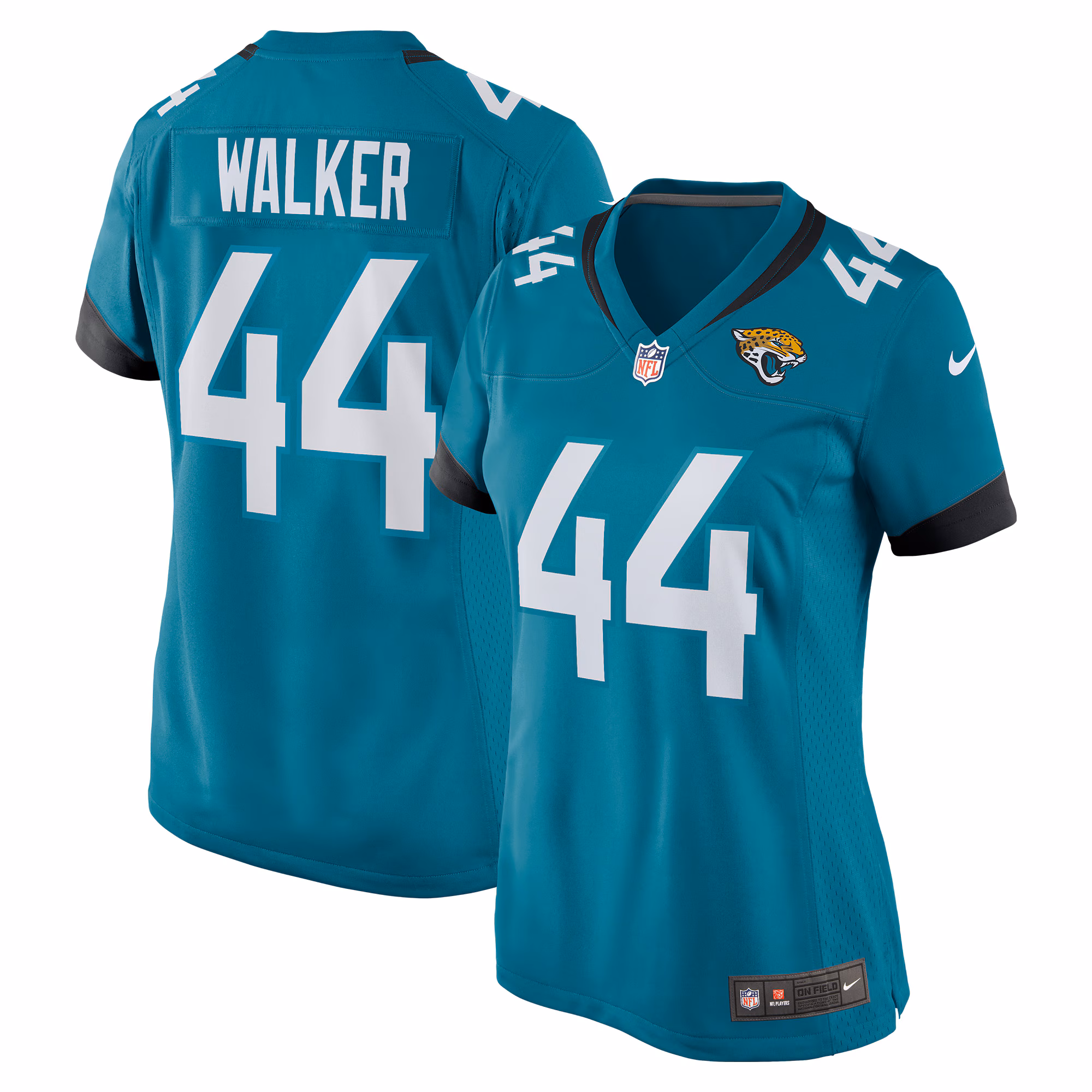 Travon Walker Jacksonville Jaguars Women's Player Jersey - Teal