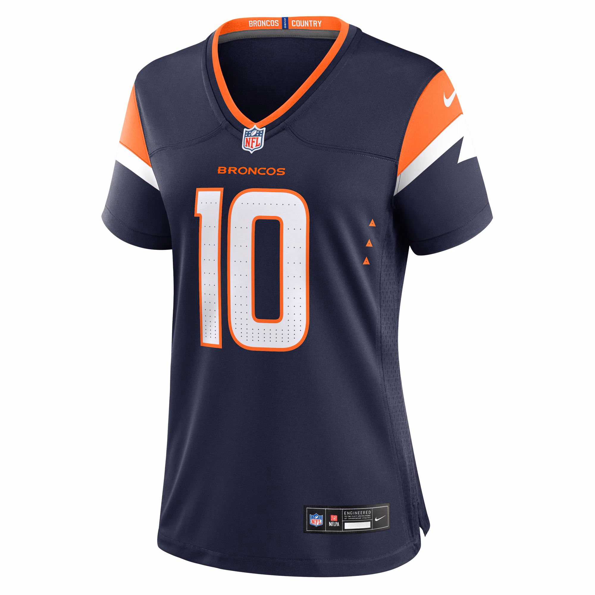 Bo Nix Denver Broncos Women's Game Jersey -  White