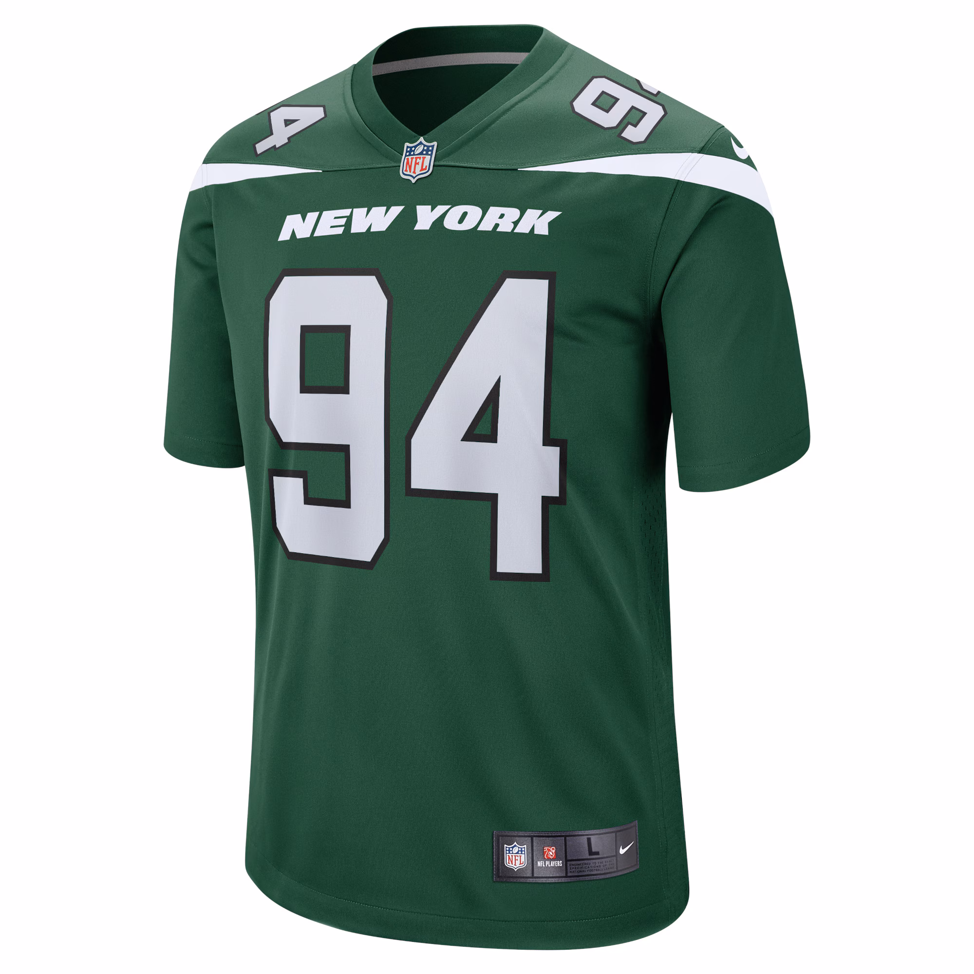 Solomon Thomas New York Jets Game Jersey - Gotham Green
