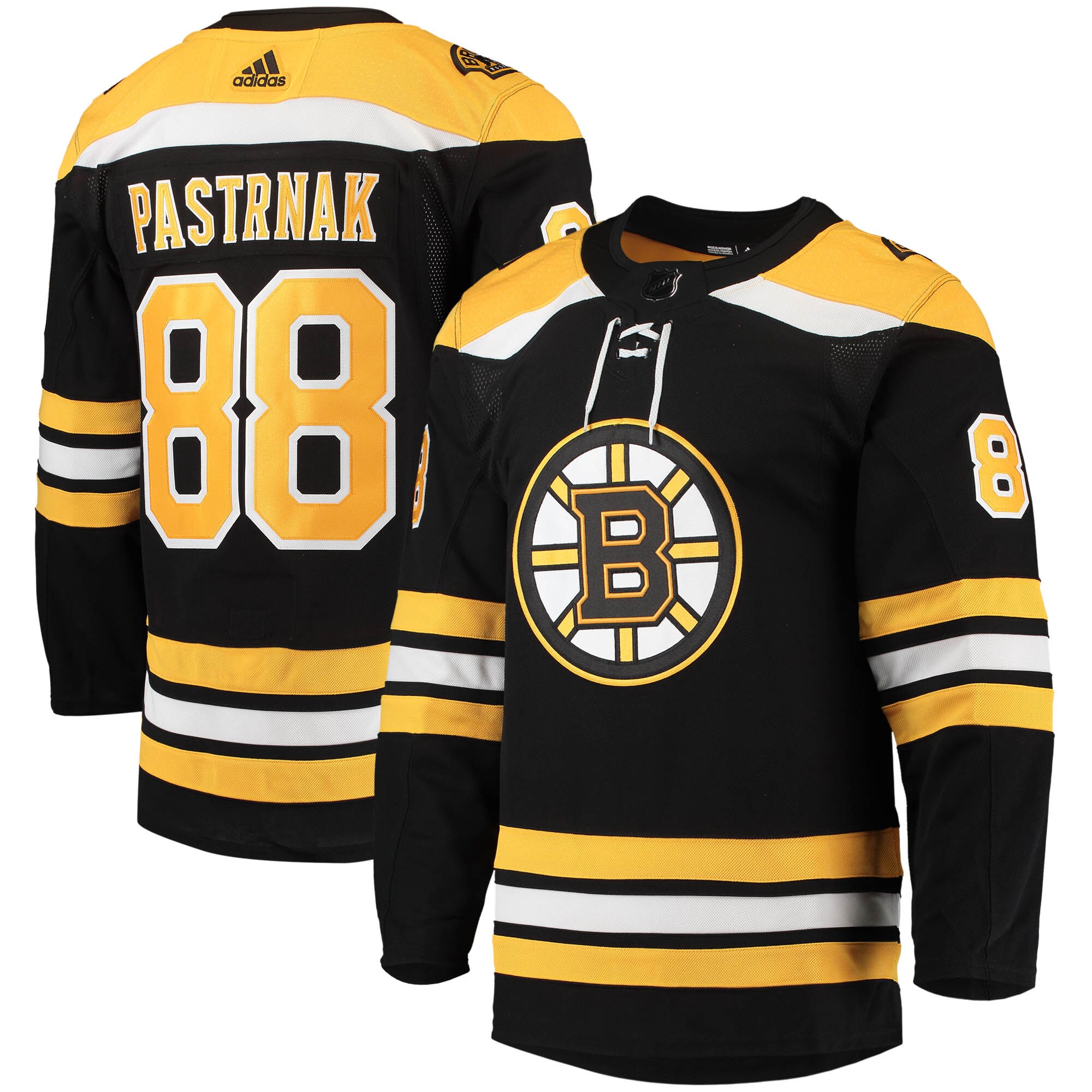 David Pastrnak Boston Bruins  Home Primegreen Authentic Pro Player Jersey - Black