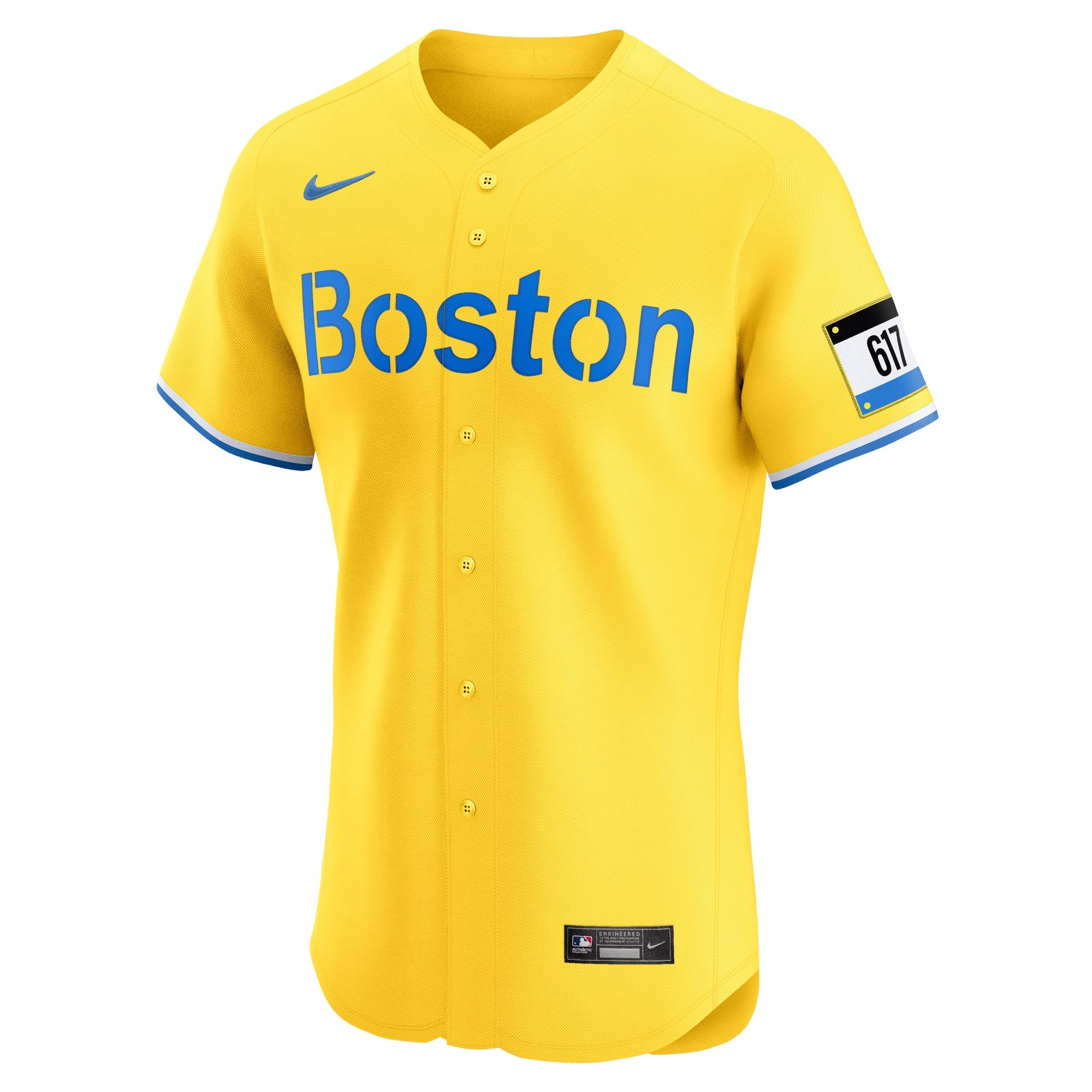 Men's Boston Red Sox Rafael Devers  Gold City Connect Elite Jersey