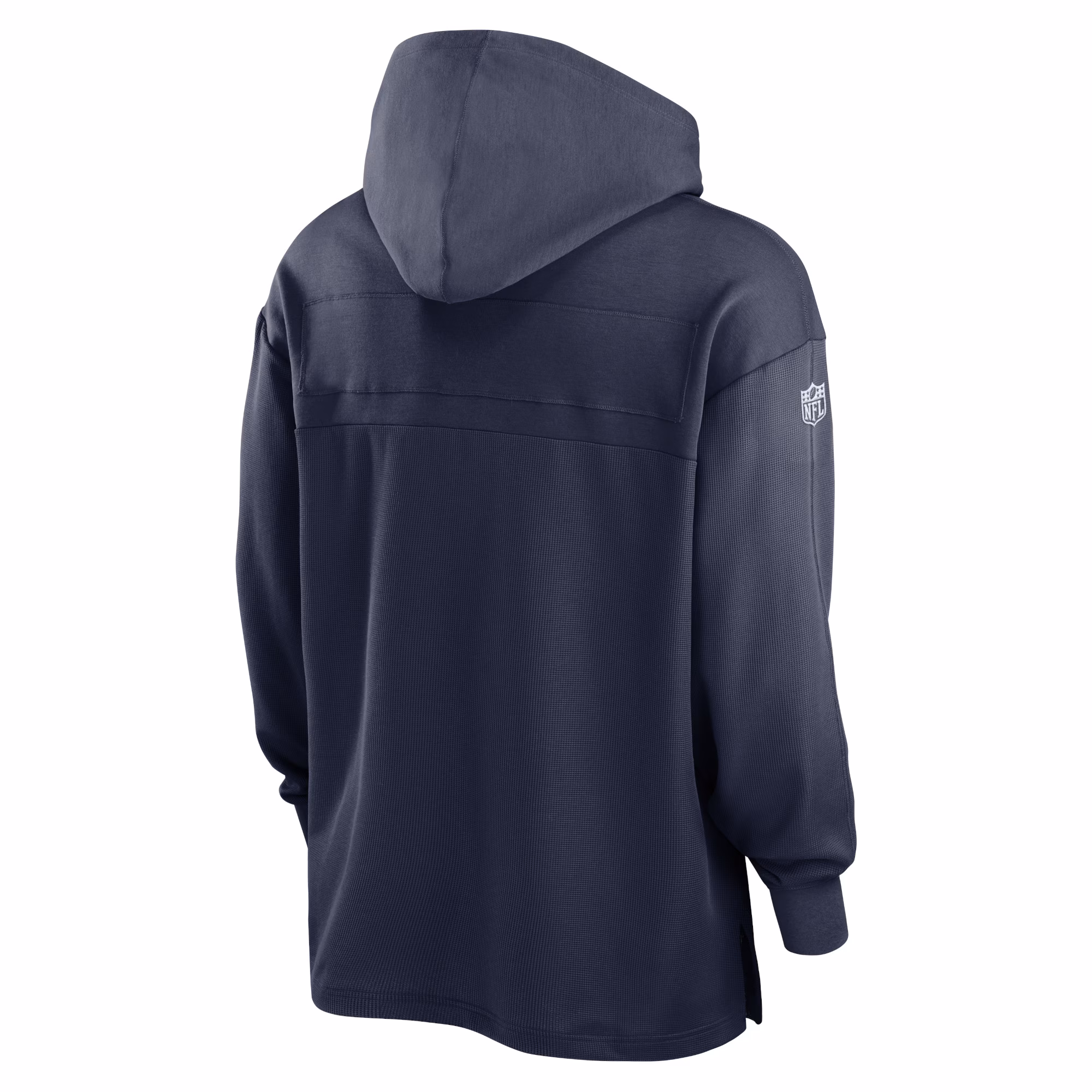 New England Patriots 2023 Sideline Lightweight Performance Hooded Top - Navy