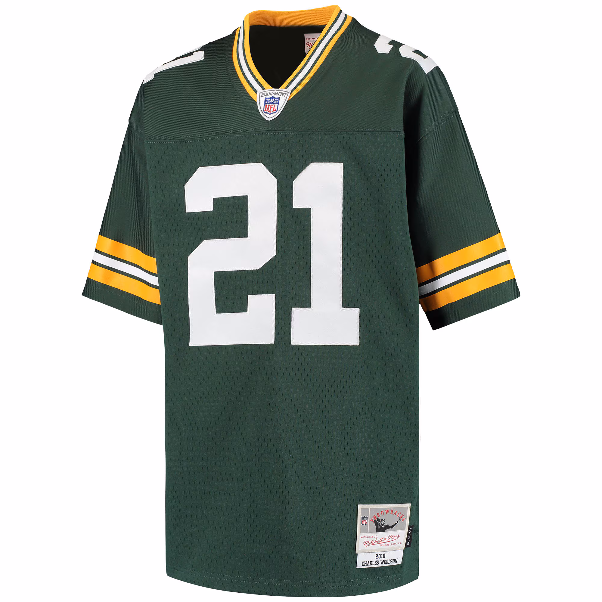 Charles Woodson Green Bay Packers Youth Retired Player Legacy Jersey - Green