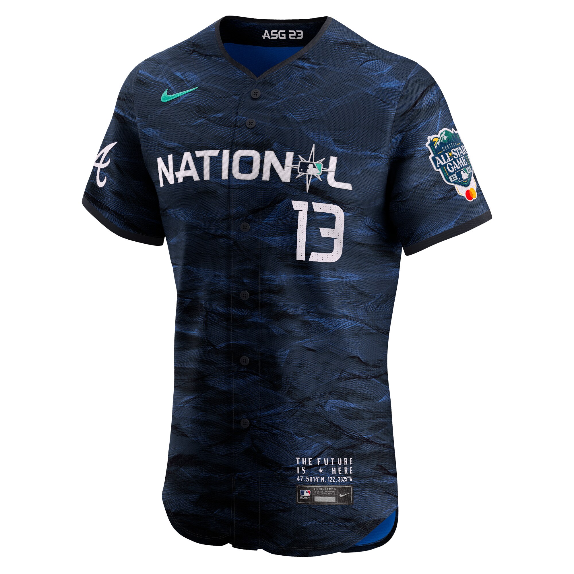 Ronald Acuña Jr. National League  2023 MLB All-Star Game Vapor Premier Elite Player Jersey - Royal