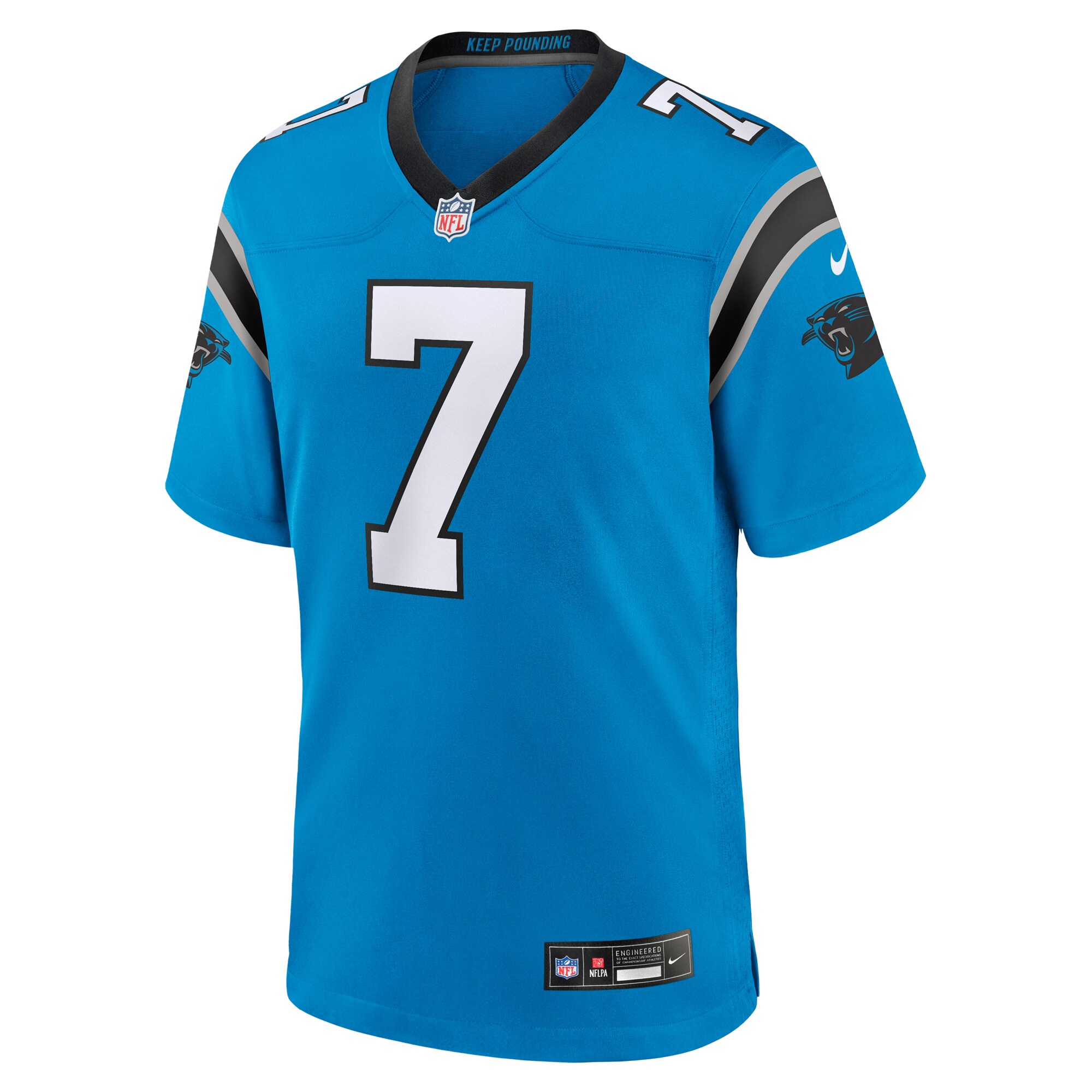 Jadeveon Clowney Carolina Panthers  Game Jersey -  Black