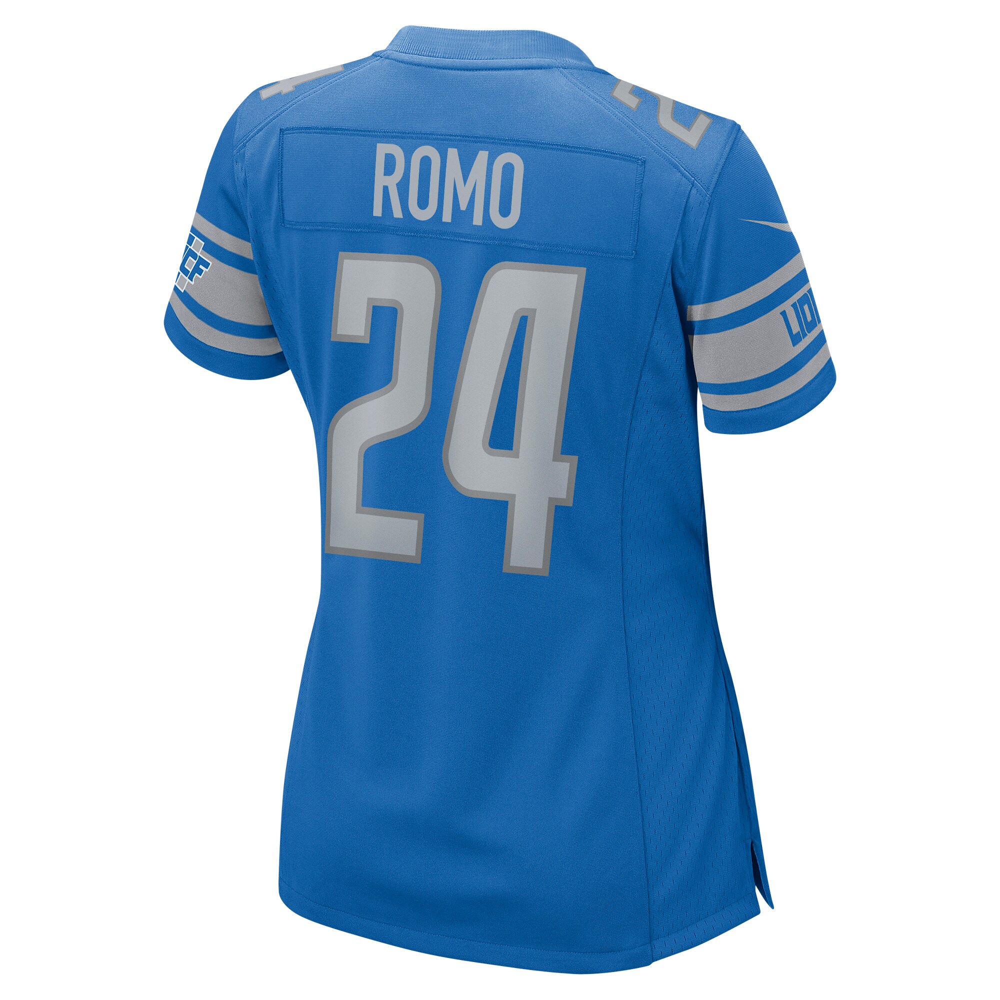 John Parker Romo Detroit Lions  Women's Team Game Jersey - Blue