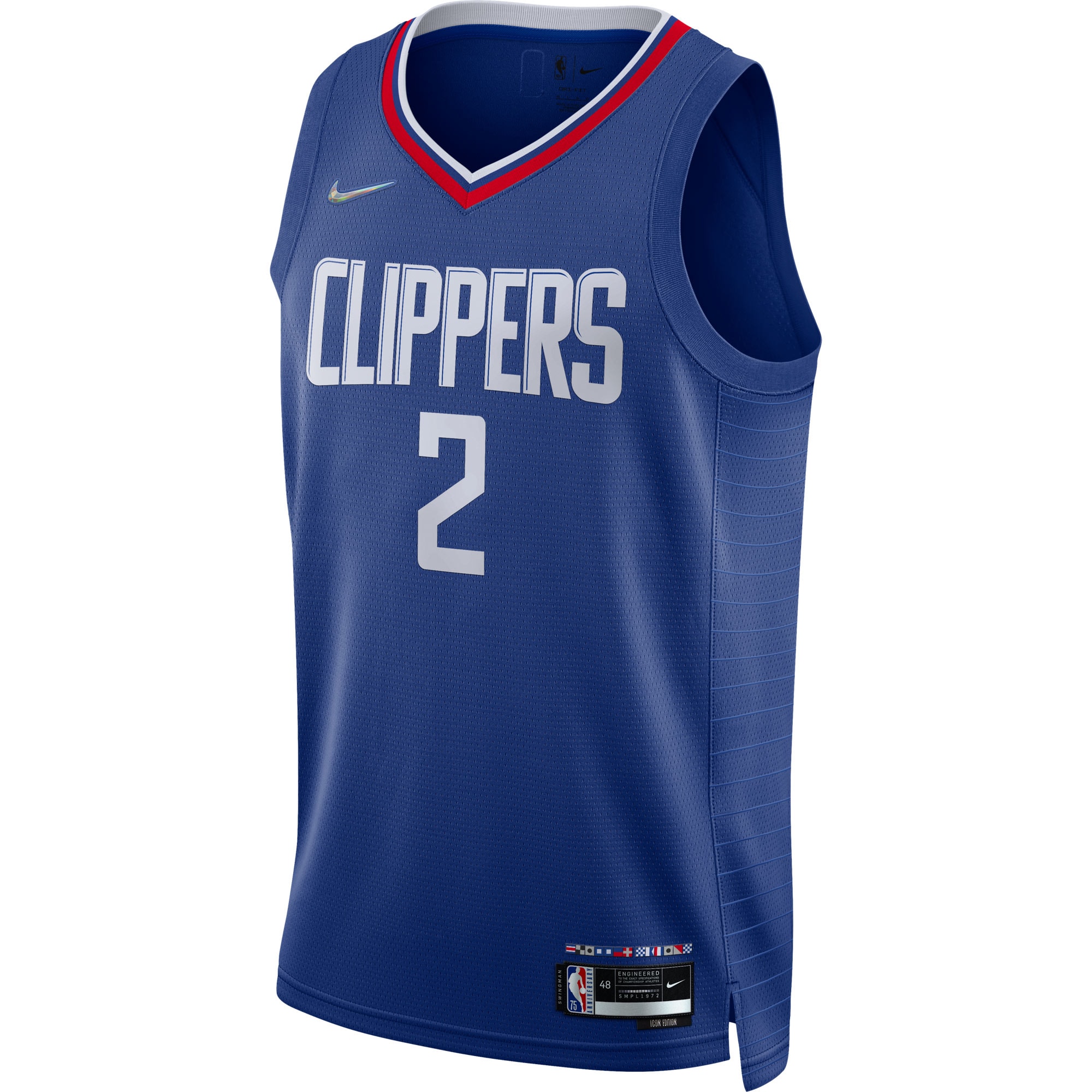Kawhi Leonard LA Clippers 2021/22 Diamond Swingman Jersey - Icon Edition - Royal
