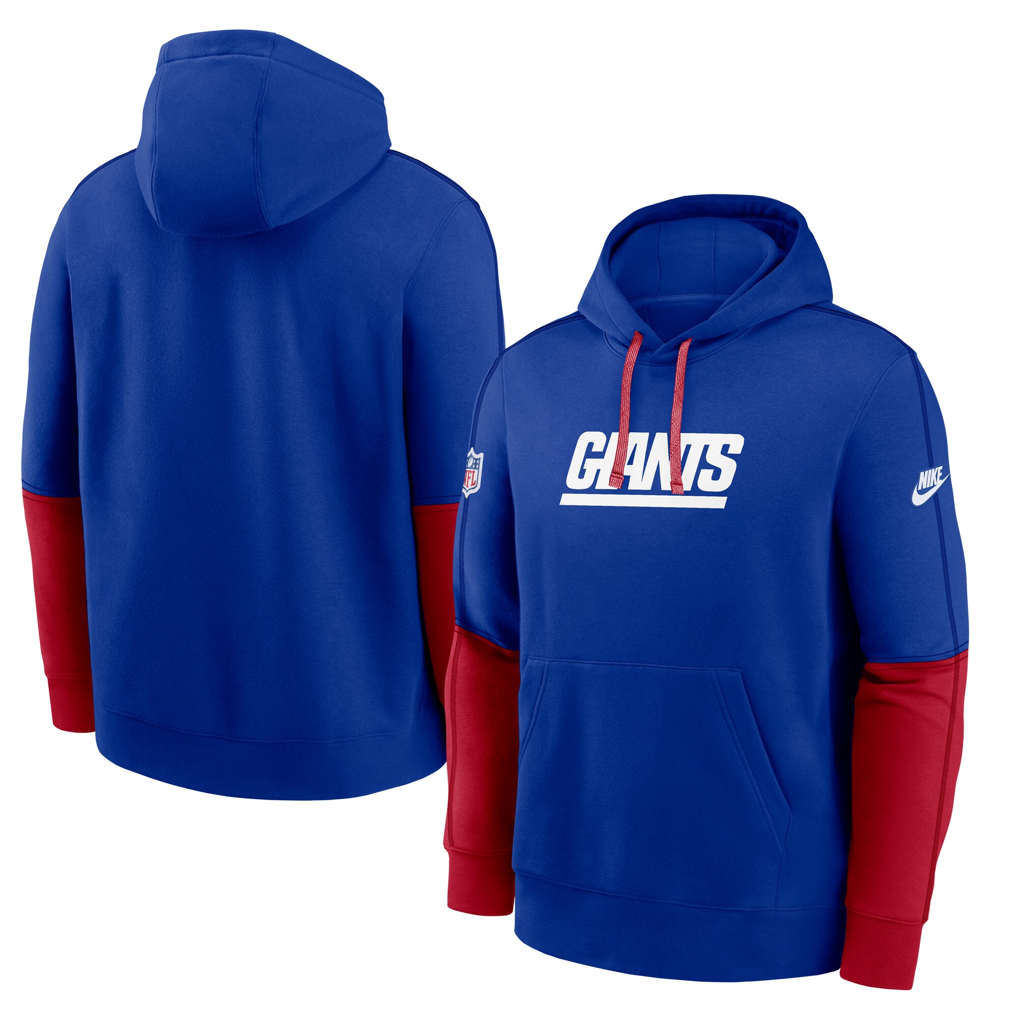 New York Giants Alternate Logo Club Pullover Hoodie - Royal