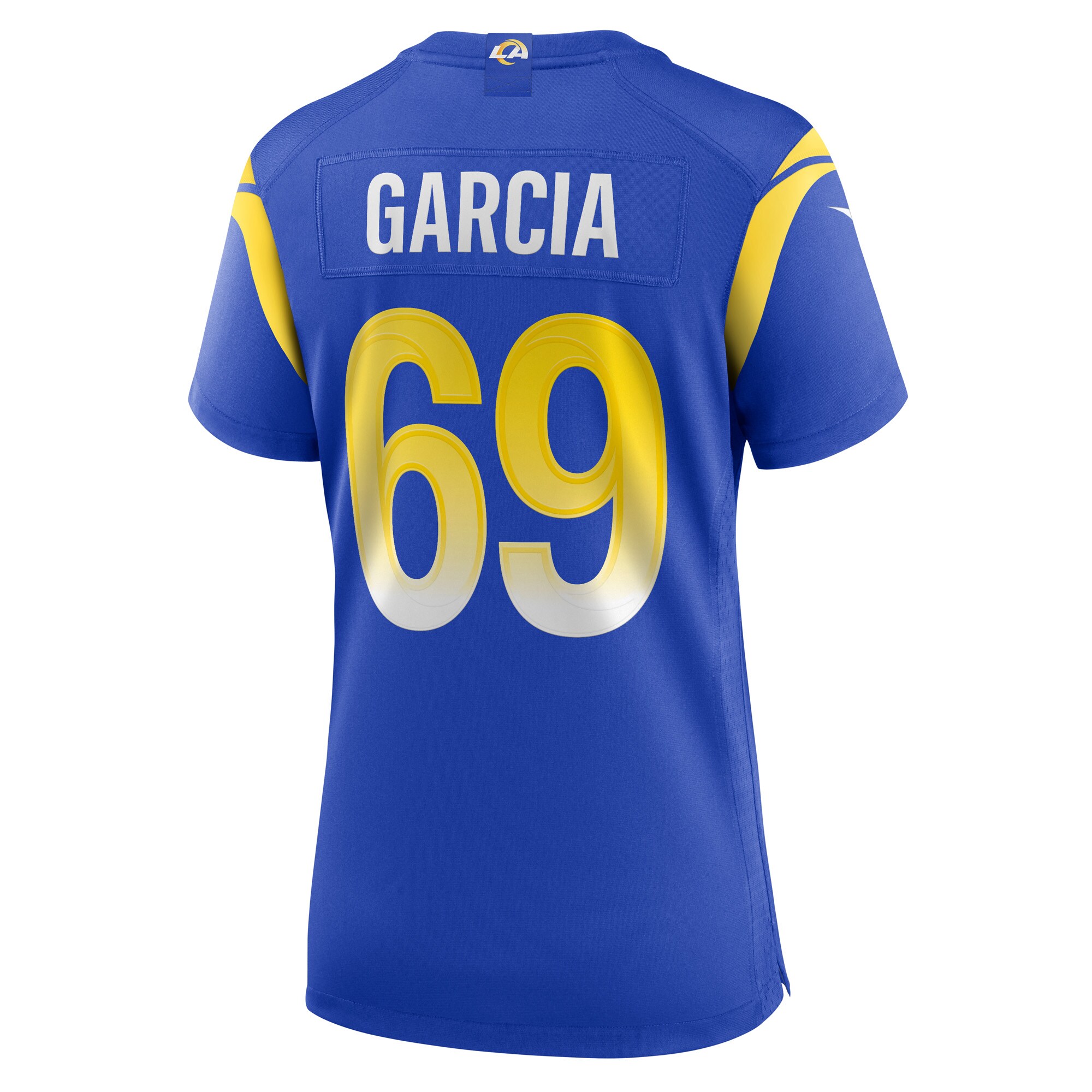 Elijah Garcia Los Angeles Rams  Women's Game Player Jersey - Royal