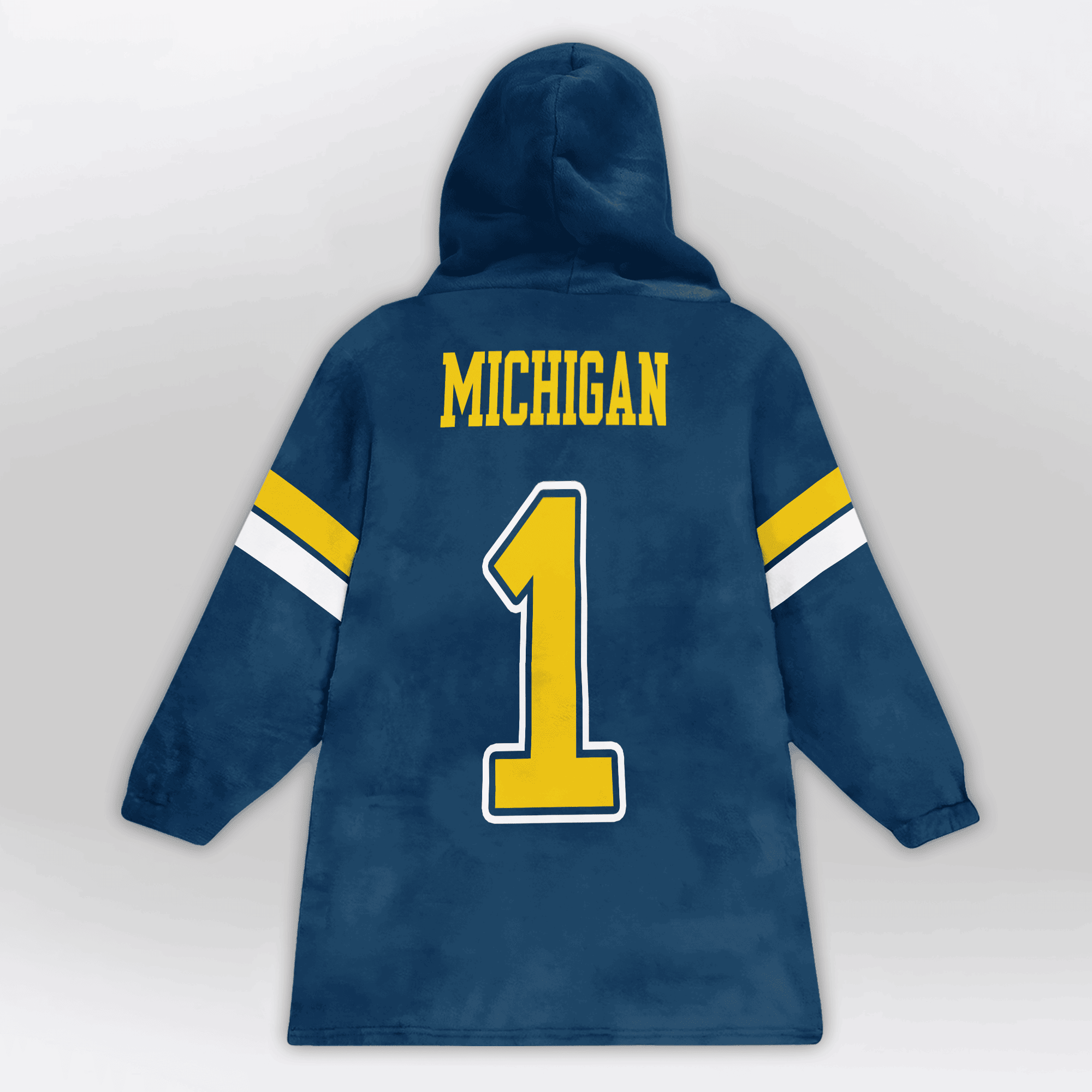 Adult 1 Michigan Football Unisex Blanket Hoodie