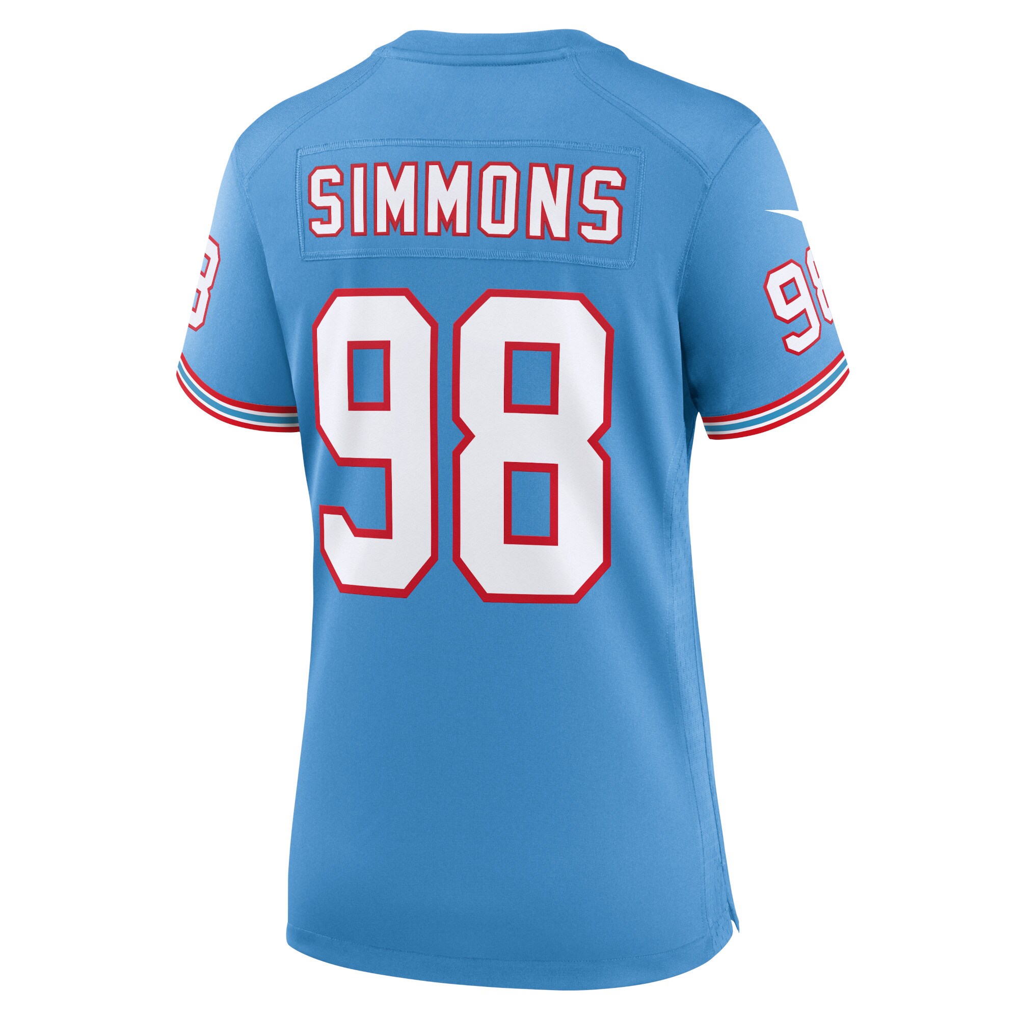 Jeffery Simmons Tennessee Titans Women's Player Jersey - Light Blue