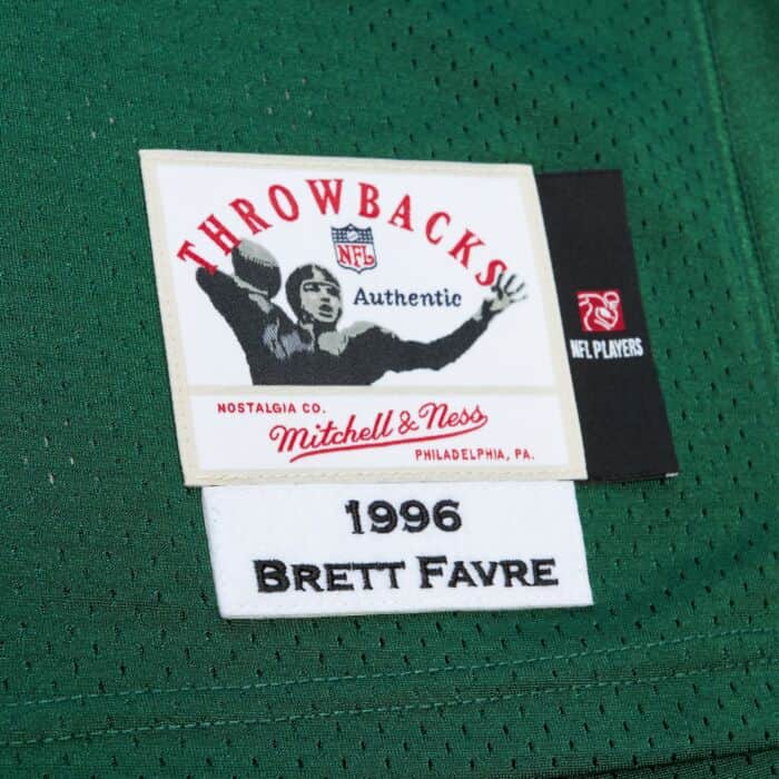 Authentic Brett Favre Green Bay Packers Dark 1996 Jersey