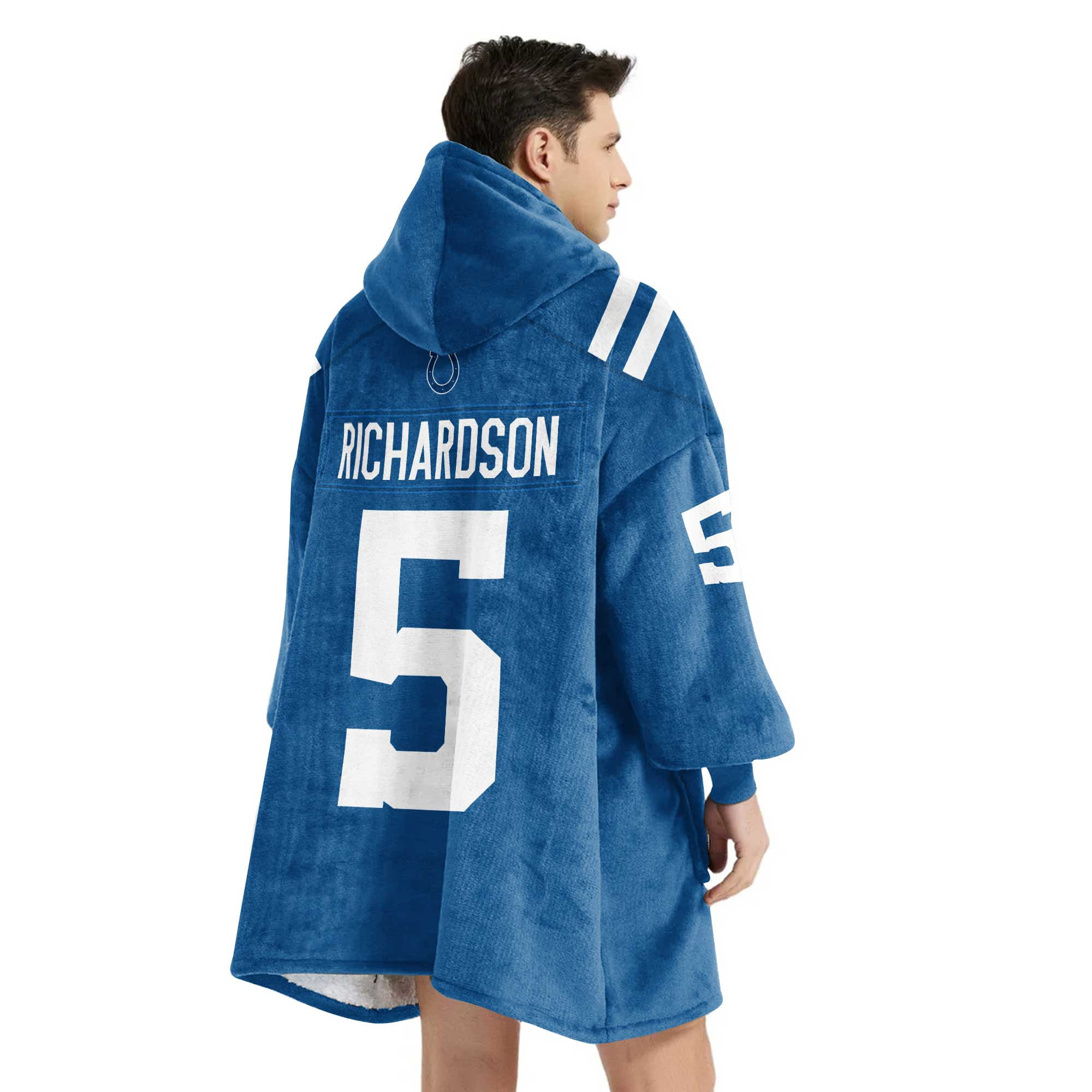 Adult A.R 5 Indianapolis Football Unisex Blanket Hoodie