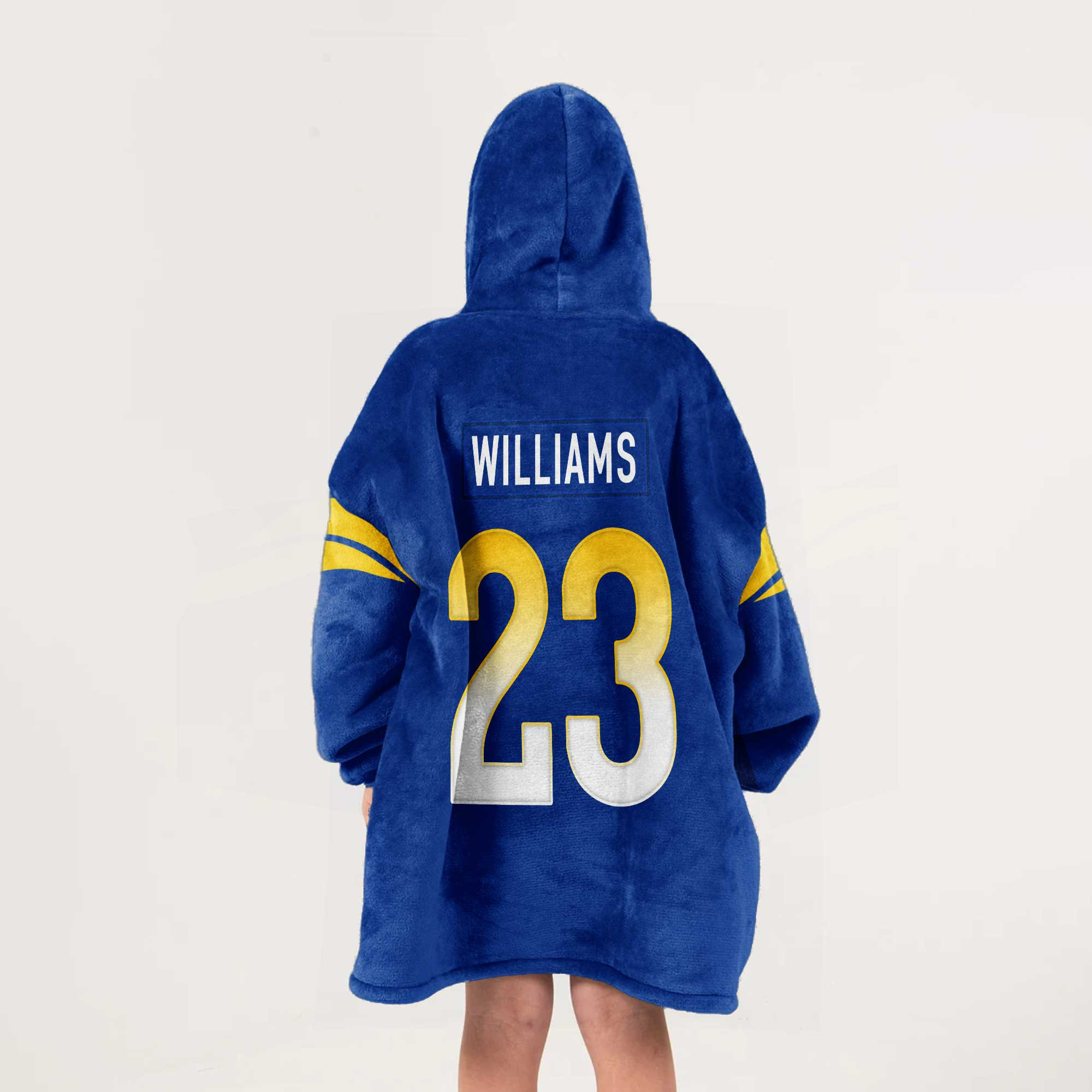 Adult 23 Los Angeles Football Unisex Blanket Hoodie