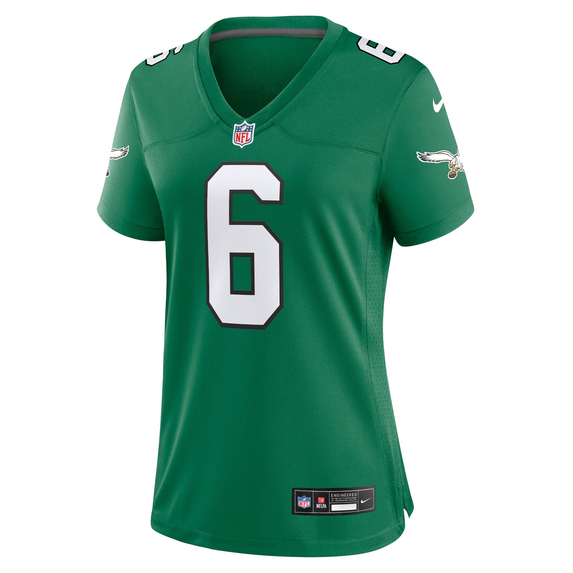 DeVonta Smith Philadelphia Eagles Women's Player Jersey - Kelly Green