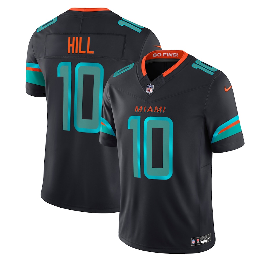 Tyreek Hill #10 Miami Dolphins 2025 Rivalries Collection Limited Jersey - Pitch Blue