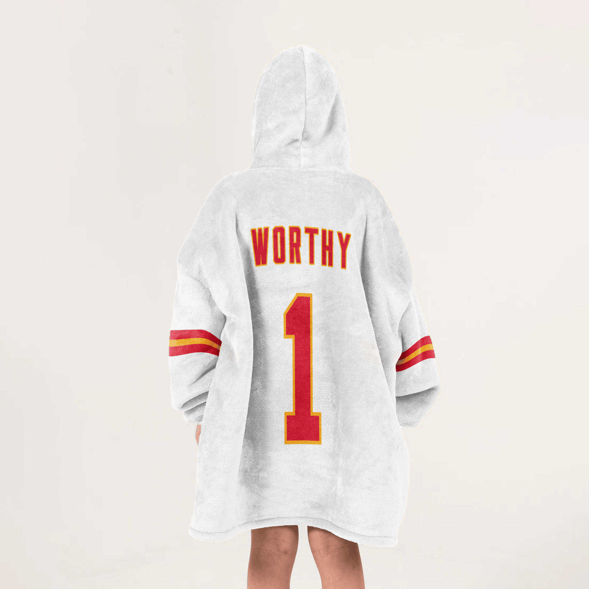 X.W 1 Kansas City Football Unisex Blanket Hoodie