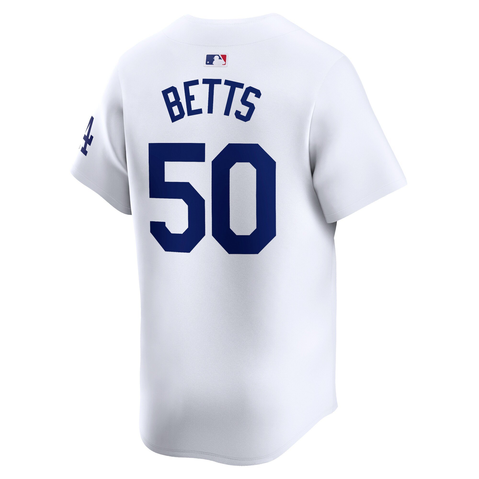 Men's Los Angeles Dodgers Mookie Betts  White Home Limited Player Jersey