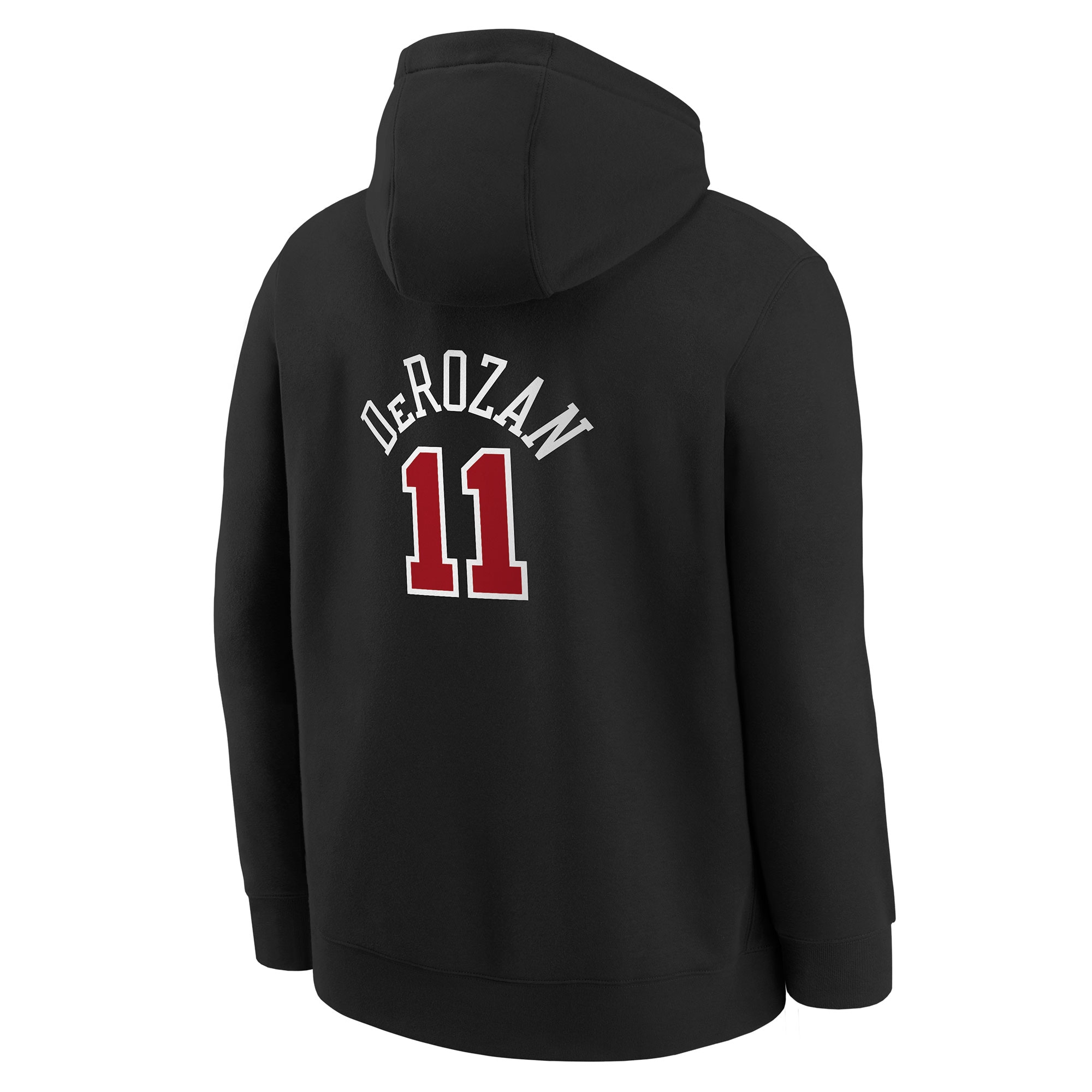 Youth Chicago Bulls DeMar DeRozan  Black 2023/24 City Edition Name & Number Pullover Hoodie