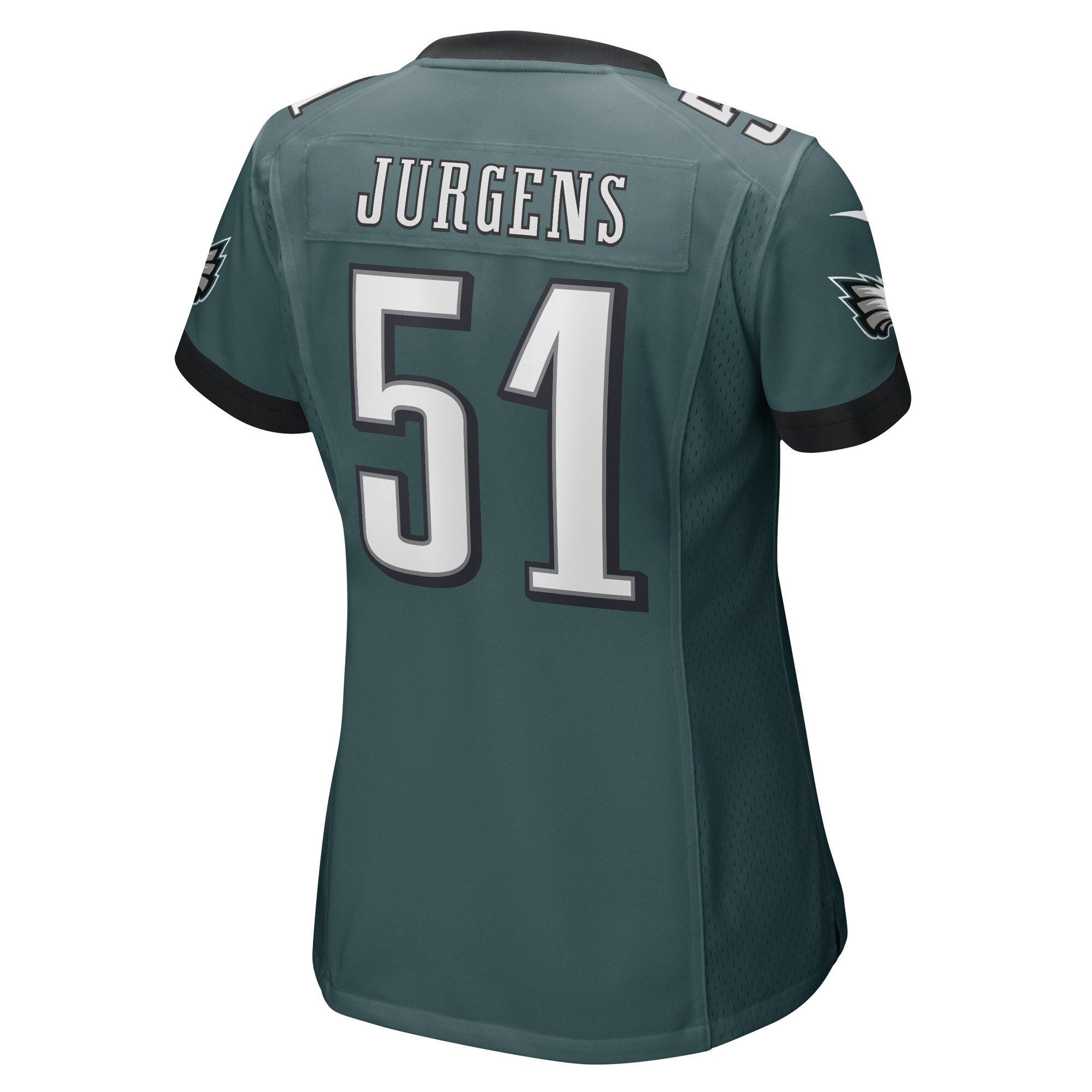 Cam Jurgens Philadelphia Eagles  Women's Game Player Jersey - Midnight Green