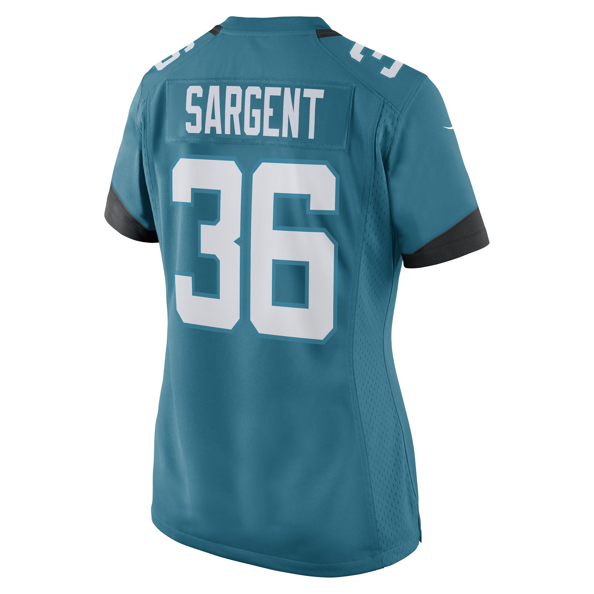 Mekhi Sargent Jacksonville Jaguars  Women's Game Player Jersey - Teal