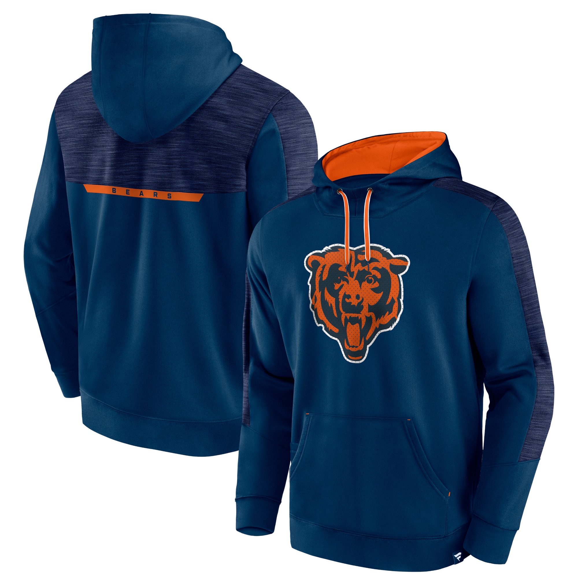 Chicago Bears   Defender Evo Pullover Hoodie - Navy