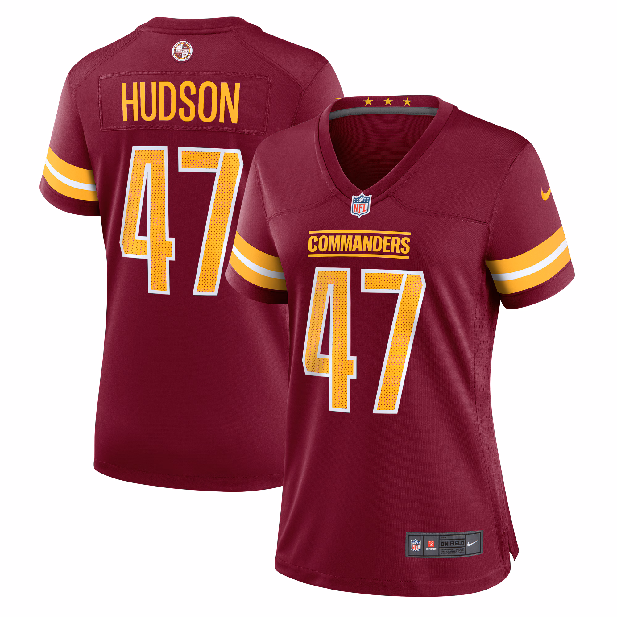Khaleke Hudson Washington Commanders Women's  Game Jersey -  Burgundy