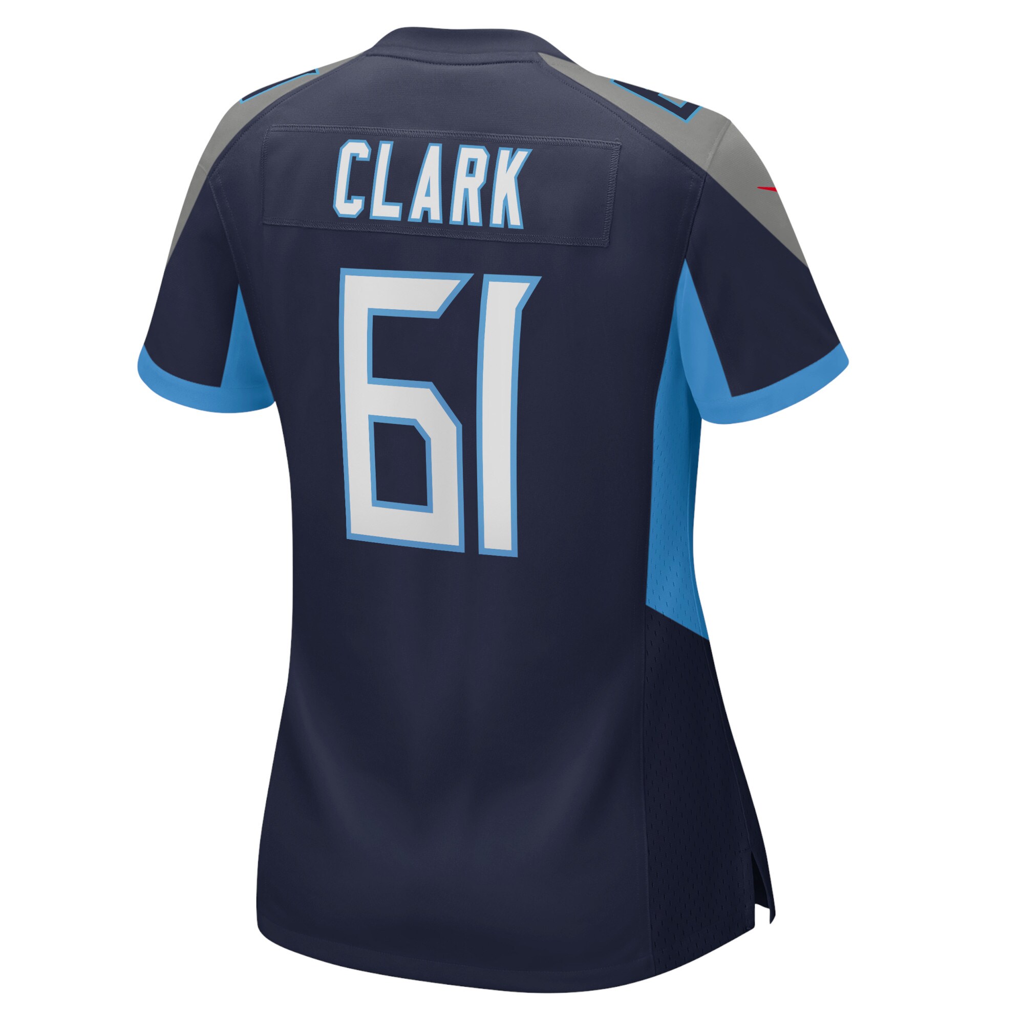 Le'Raven Clark Tennessee Titans  Women's Home Game Player Jersey - Navy