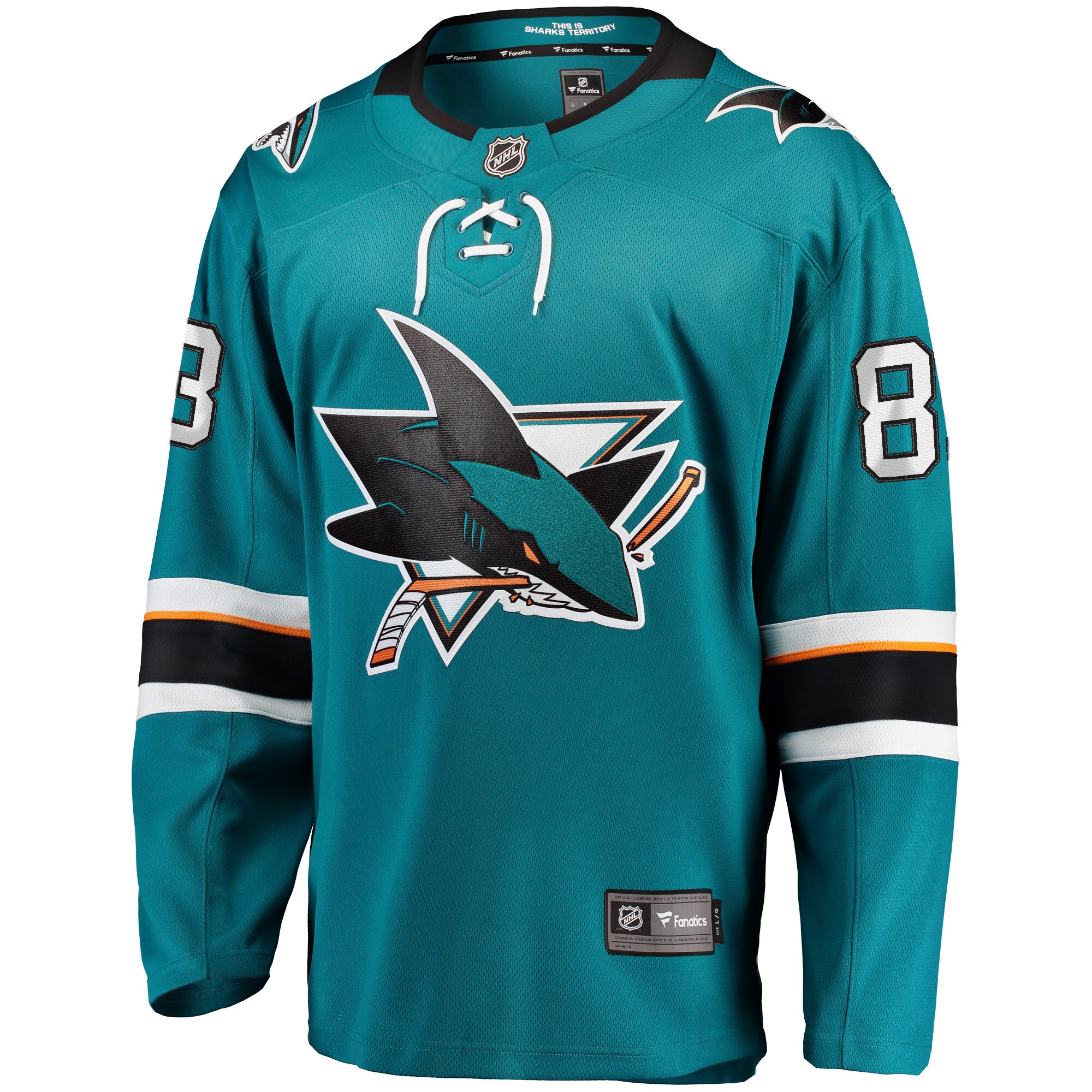Matt Nieto San Jose Sharks Breakaway Player Jersey - Teal