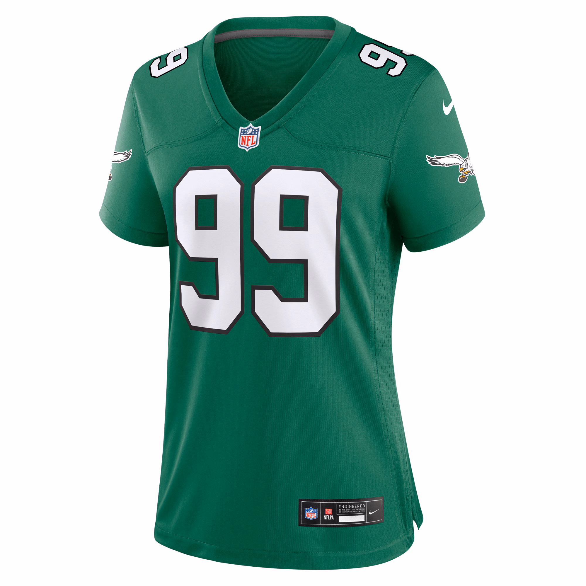 Jerome Brown Philadelphia Eagles Women's Alternate Game Jersey - Kelly Green