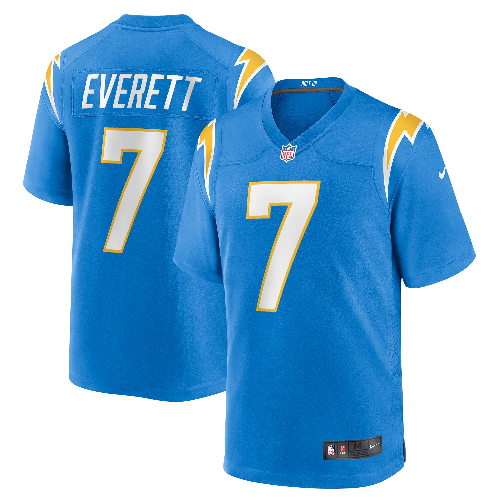 Gerald Everett Los Angeles Chargers  Player Game Jersey - Powder Blue