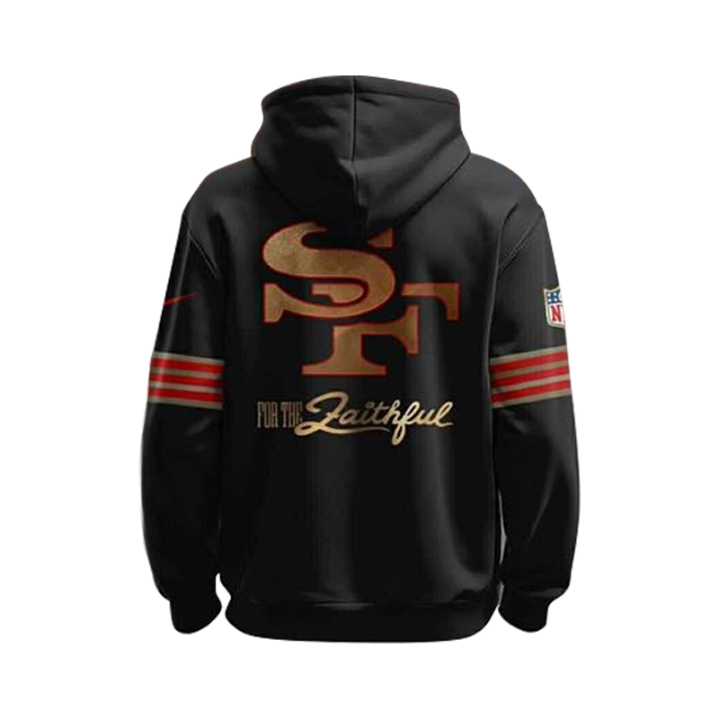 Men's San Francisco 49ers 49ers #13 Brock Purdy Black Stitched Hoodie