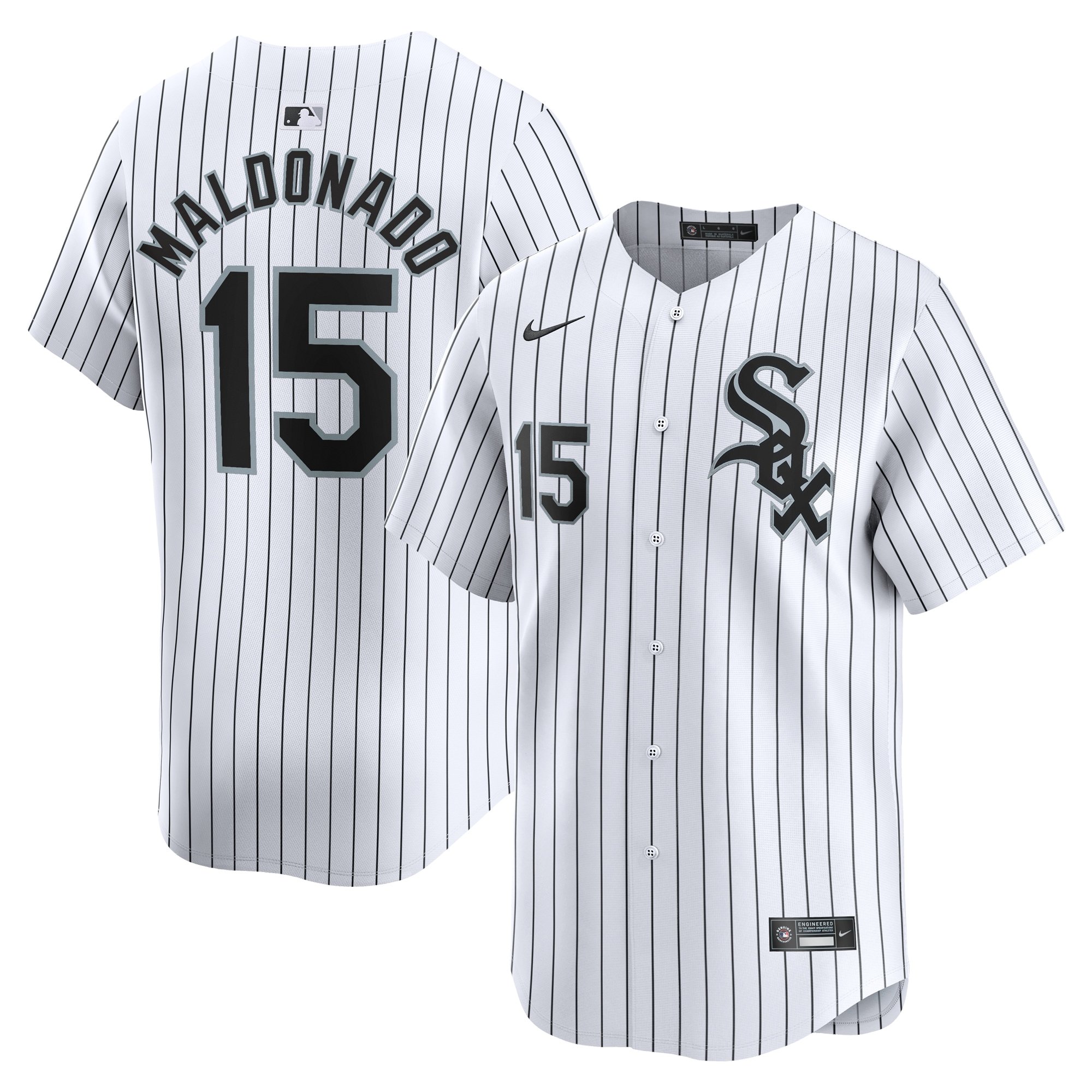 Men's Chicago White Sox MartÃn Maldonado  White Home Limited Player Jersey