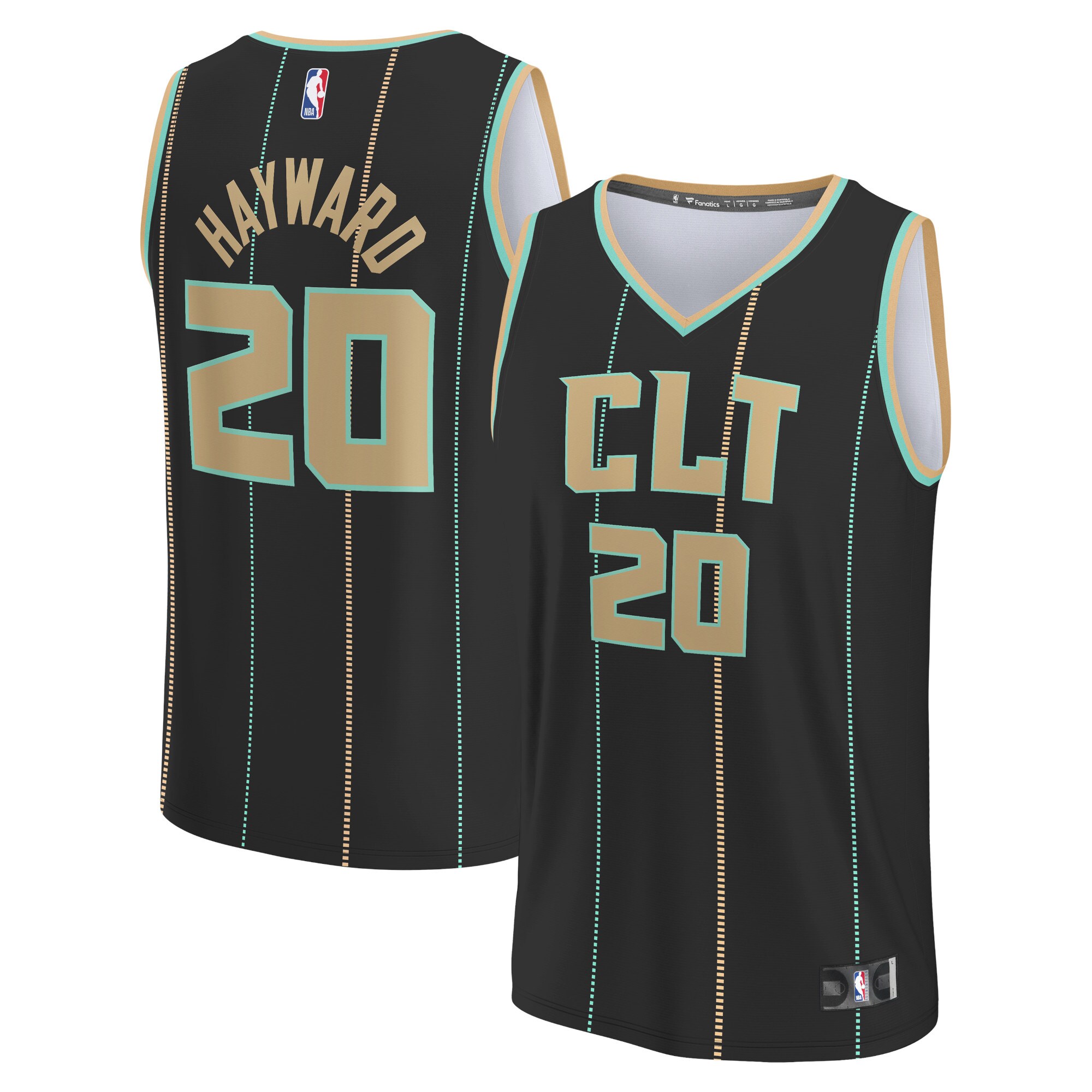 Gordon Hayward Charlotte Hornets  Youth 2022/23 Fastbreak Jersey - City Edition - Black