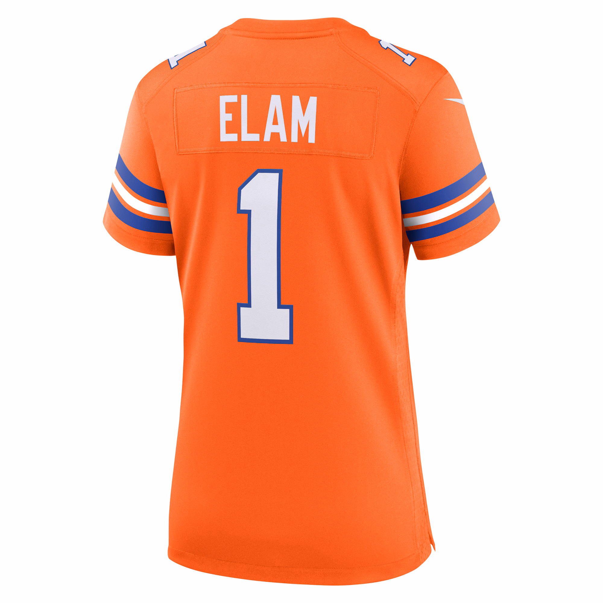 Jason Elam Denver Broncos Women's Mile High Collection 1977 Throwback Retired Player Game Jersey - Orange