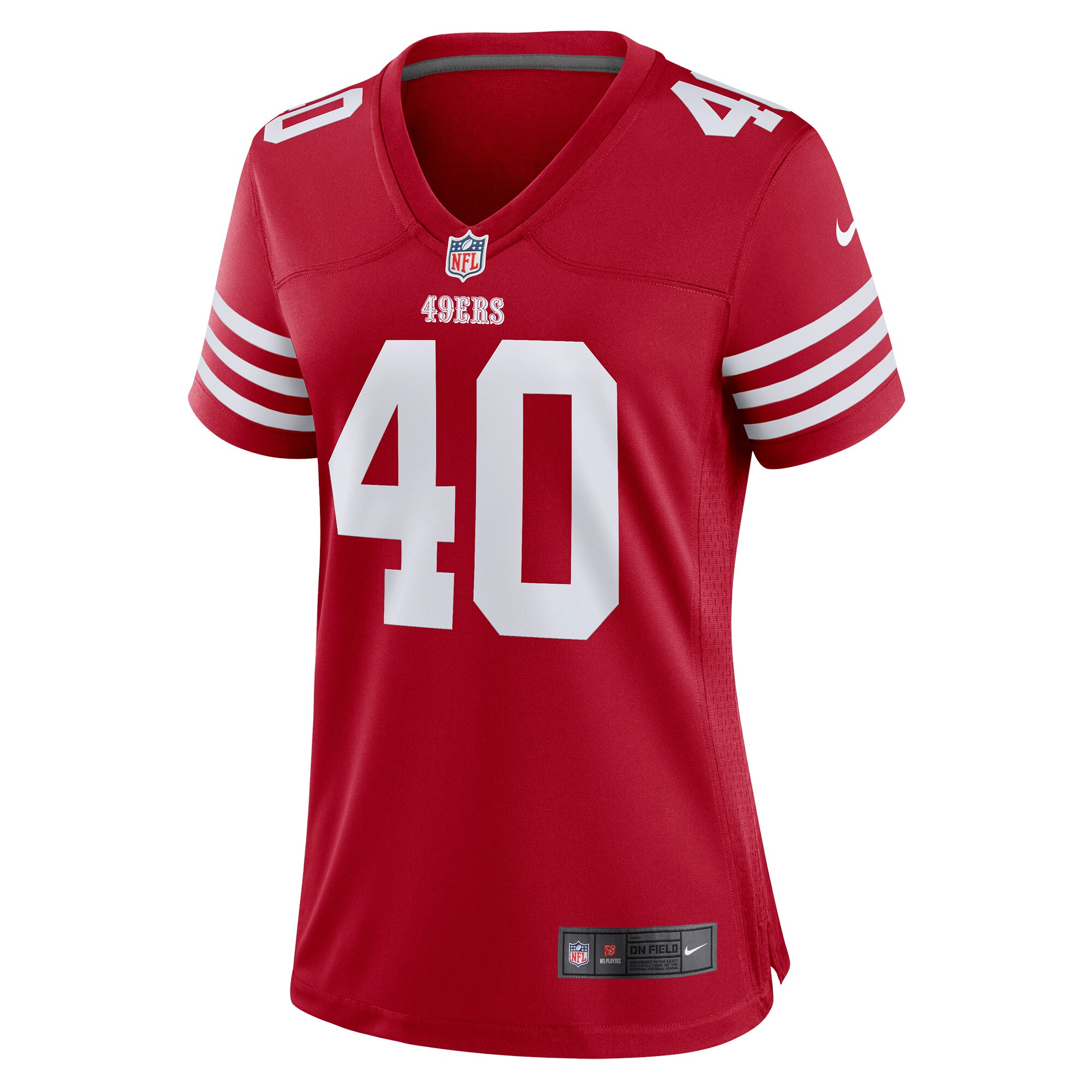 Marcelino McCrary-Ball San Francisco 49ers  Women's Game Player Jersey - Scarlet