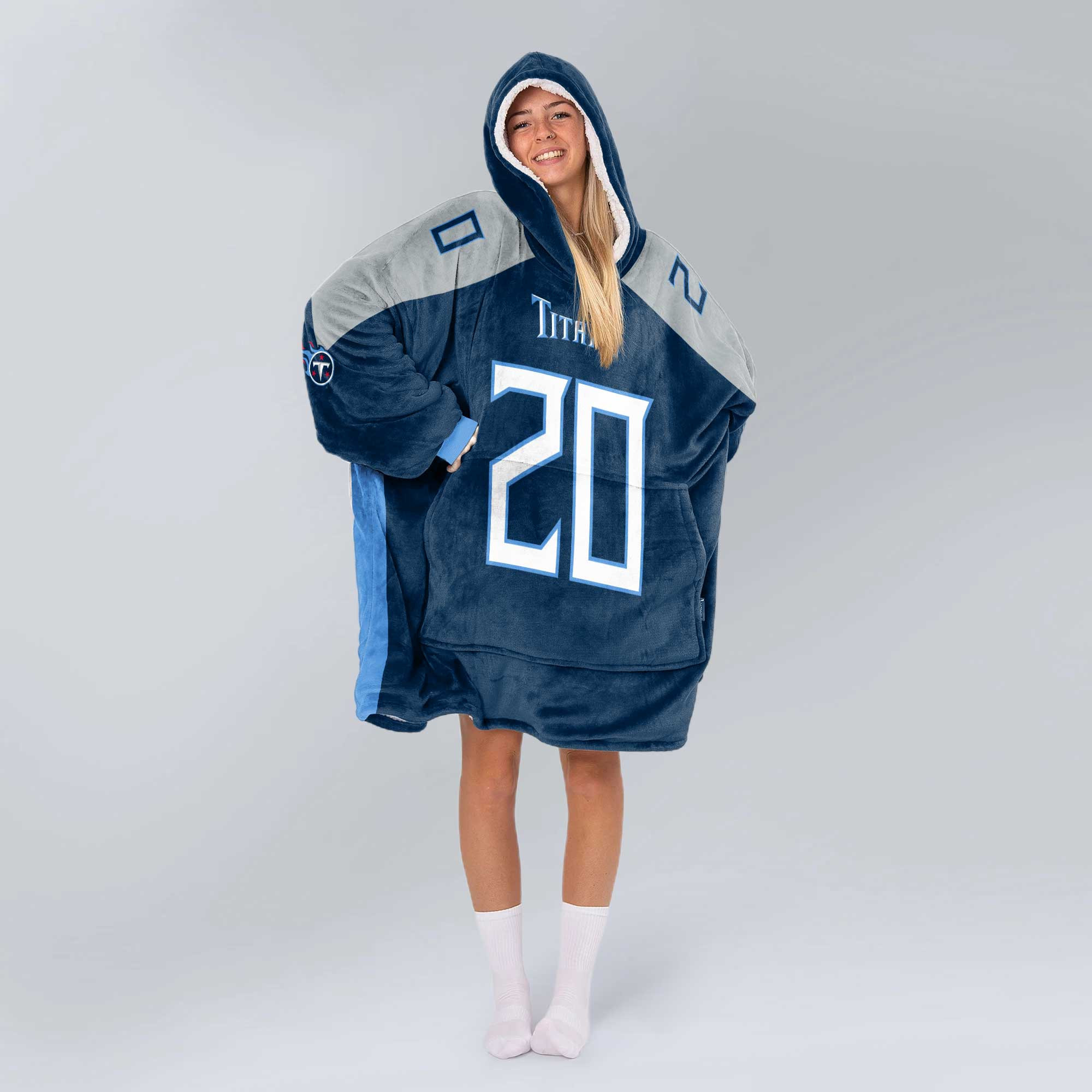 Adult T.P 20 Tennessee Football Unisex Blanket Hoodie