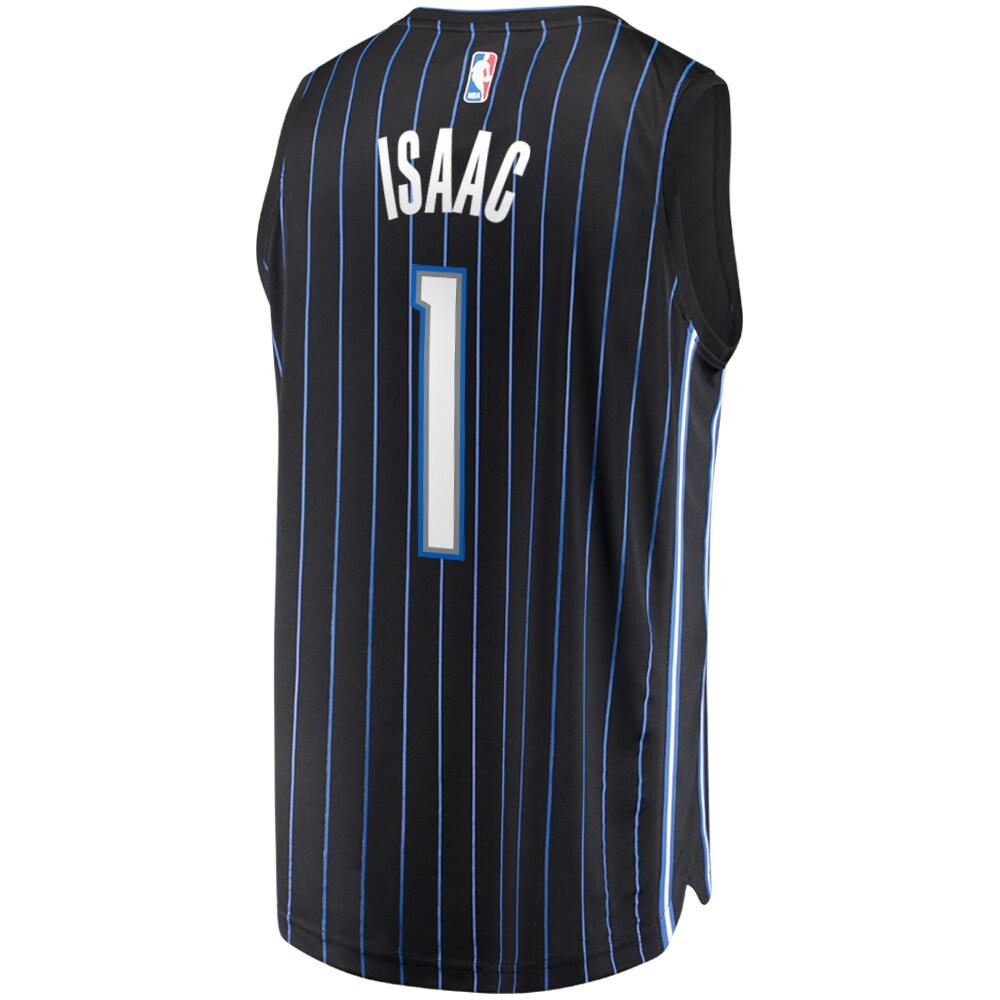 Jonathan Isaac Orlando Magic  2019 Fast Break Replica Player Jersey Black - Icon Edition