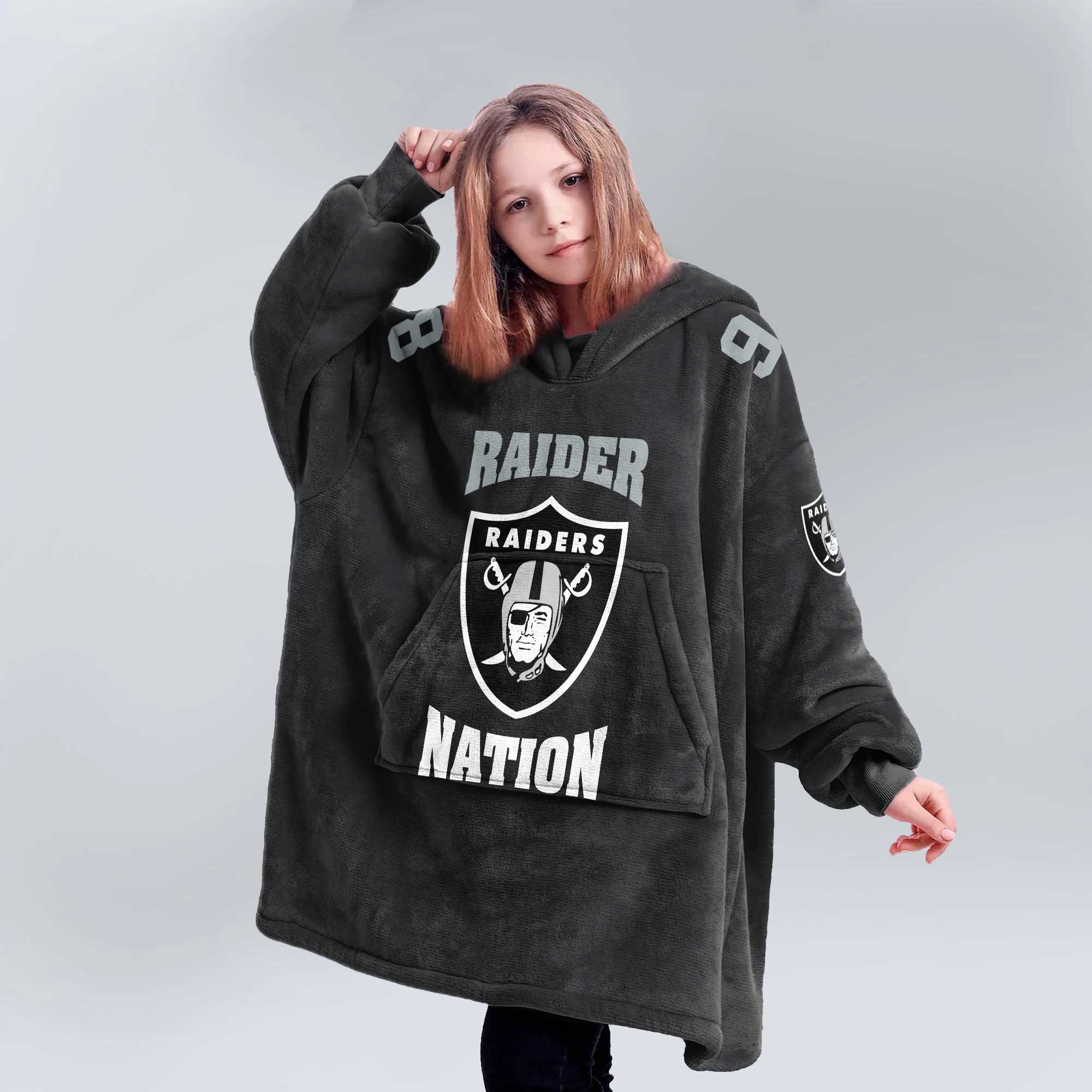 Las Vegas Football Unisex Blanket Hoodie