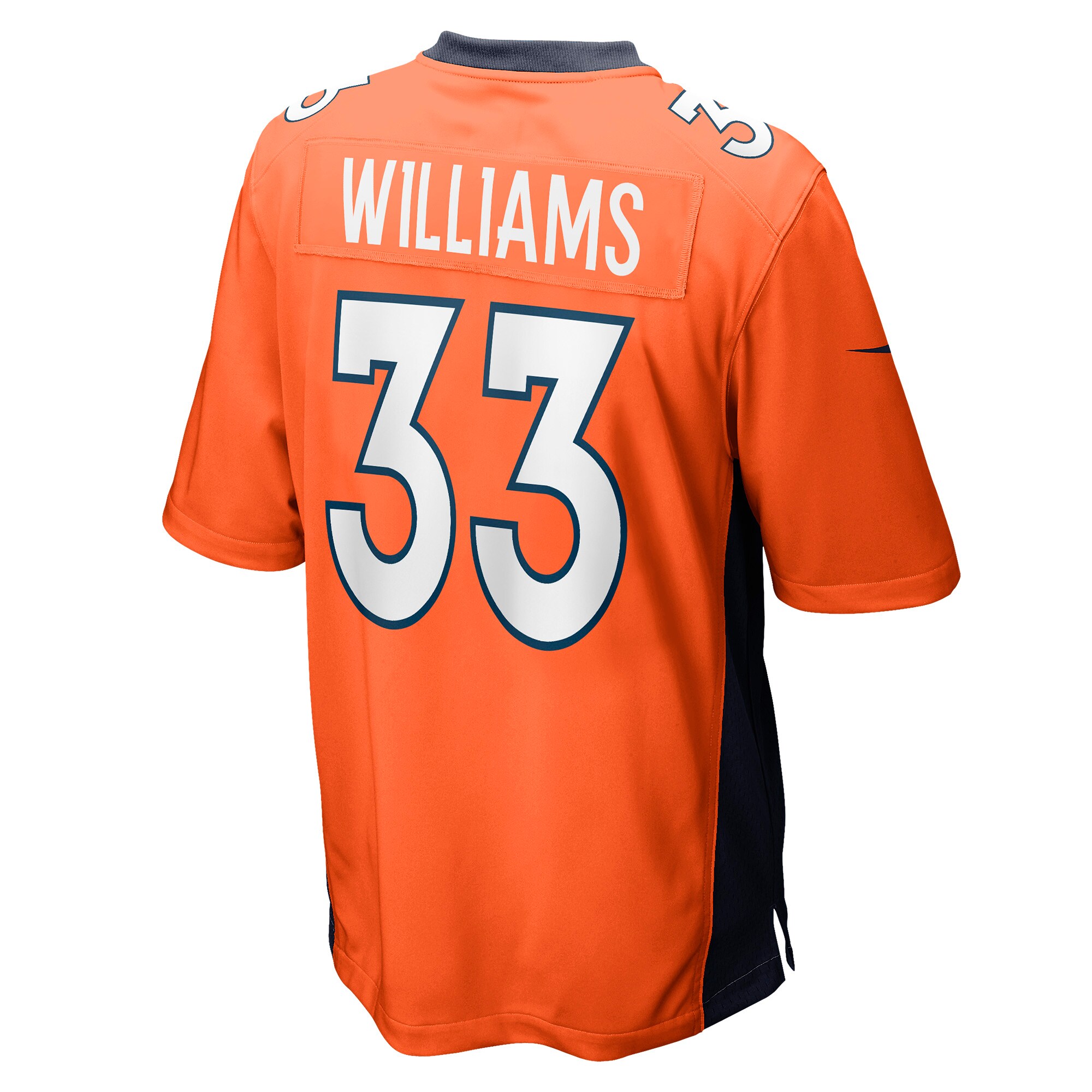Javonte Williams Denver Broncos  Player Game Jersey - Orange