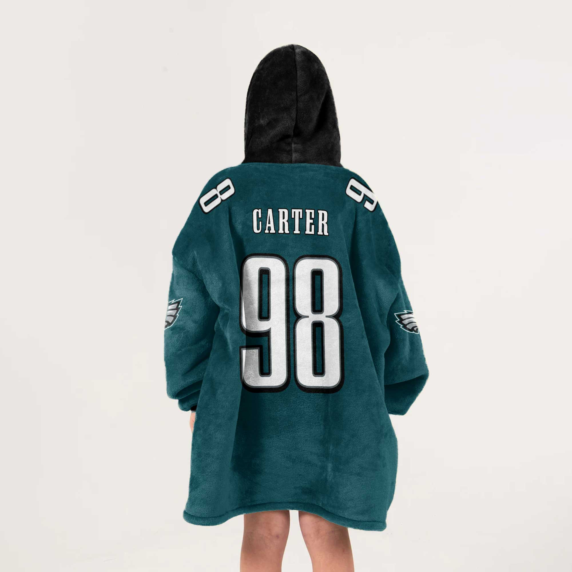 Kid J.C 98 Philadelphia Football Unisex Blanket Hoodie