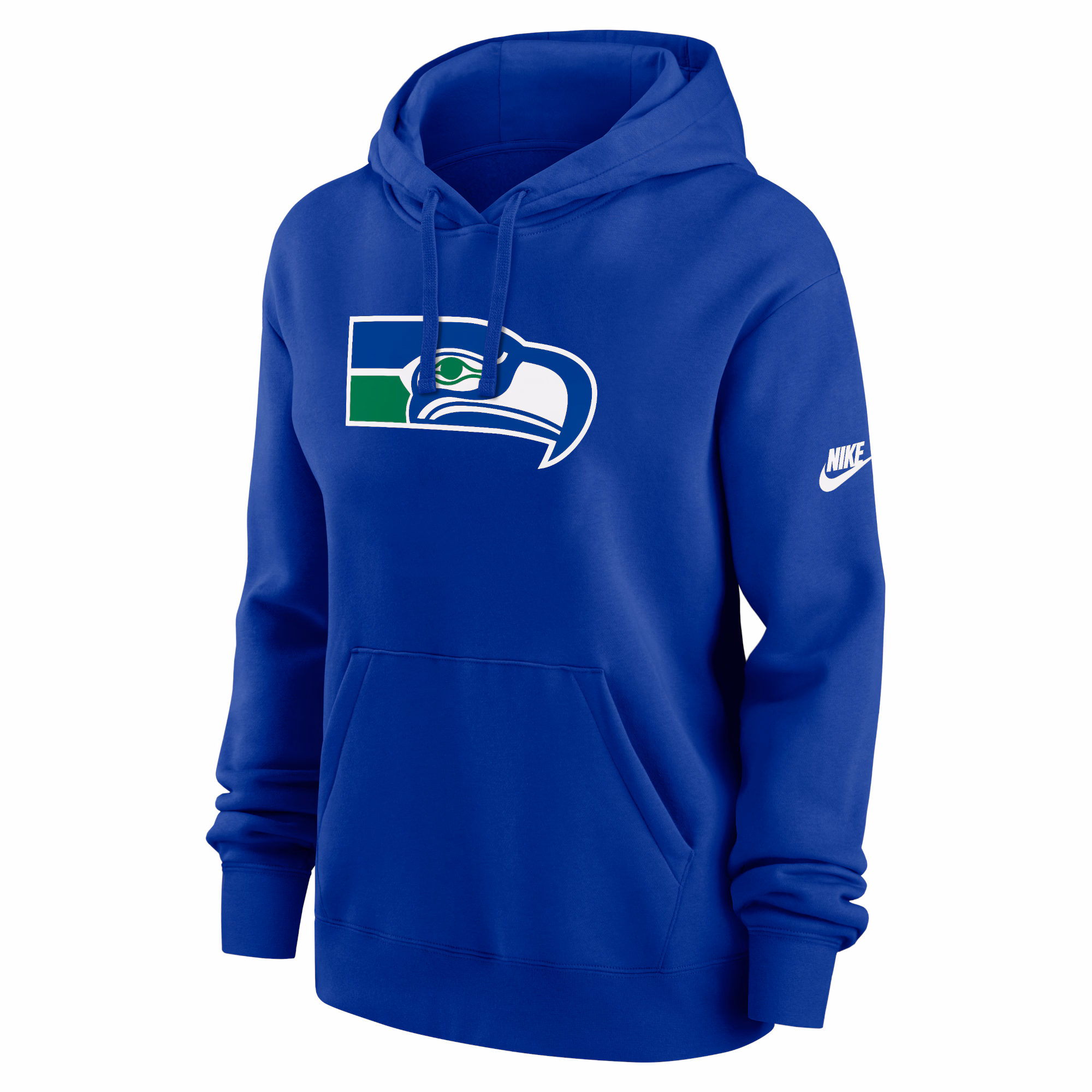 Seattle Seahawks Women's Club Fleece Pullover Hoodie - Royal