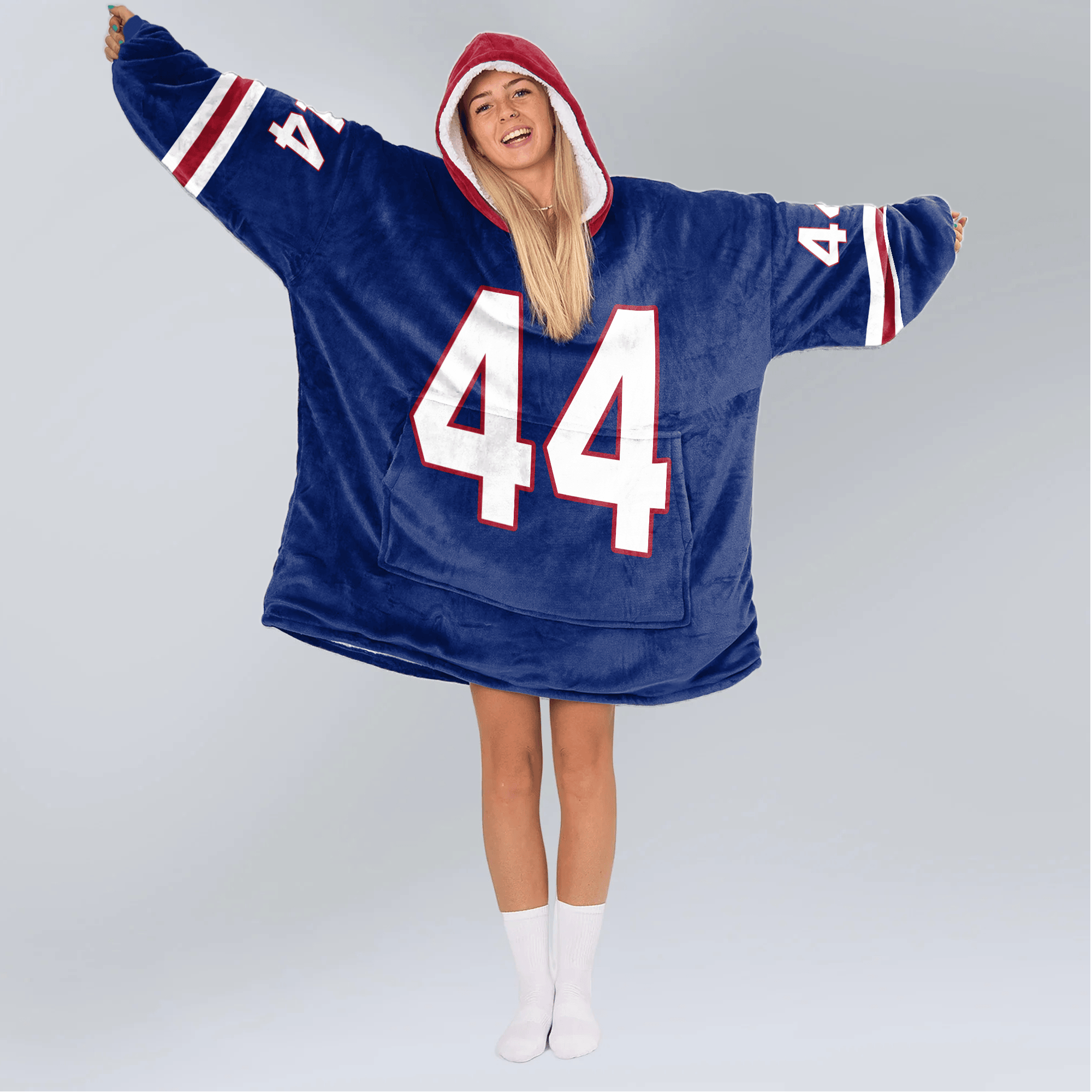 C.S 44 New York G Football Unisex Blanket Hoodie