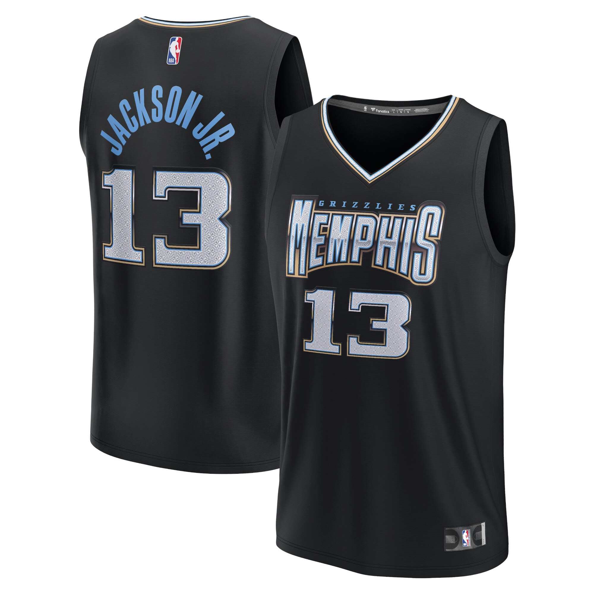 Jaren Jackson Jr. Memphis Grizzlies  2022/23 Fastbreak Jersey - City Edition - Black