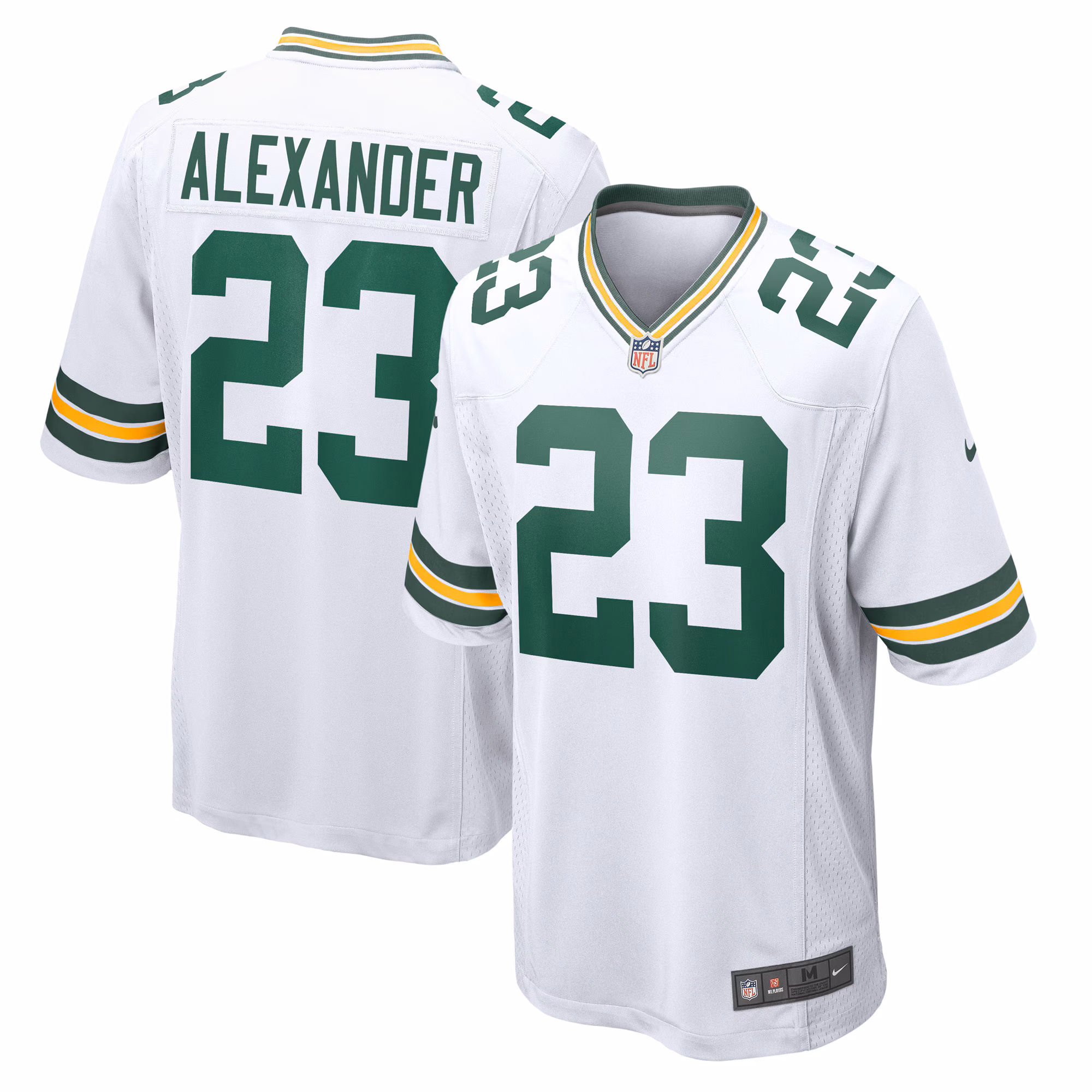 Jaire Alexander Green Bay Packers Game Player Jersey - White