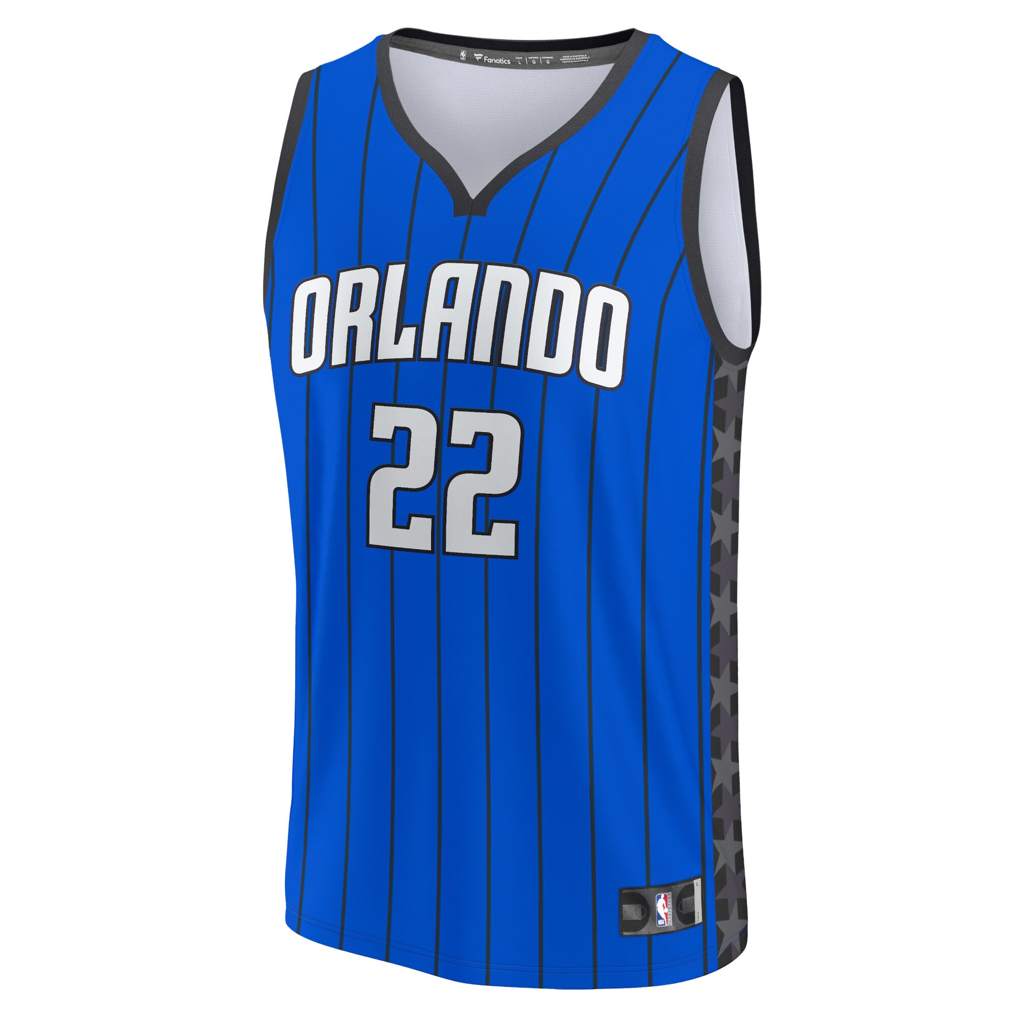 Franz Wagner Orlando Magic  Fast Break Replica Player Jersey - Statement Edition - Blue